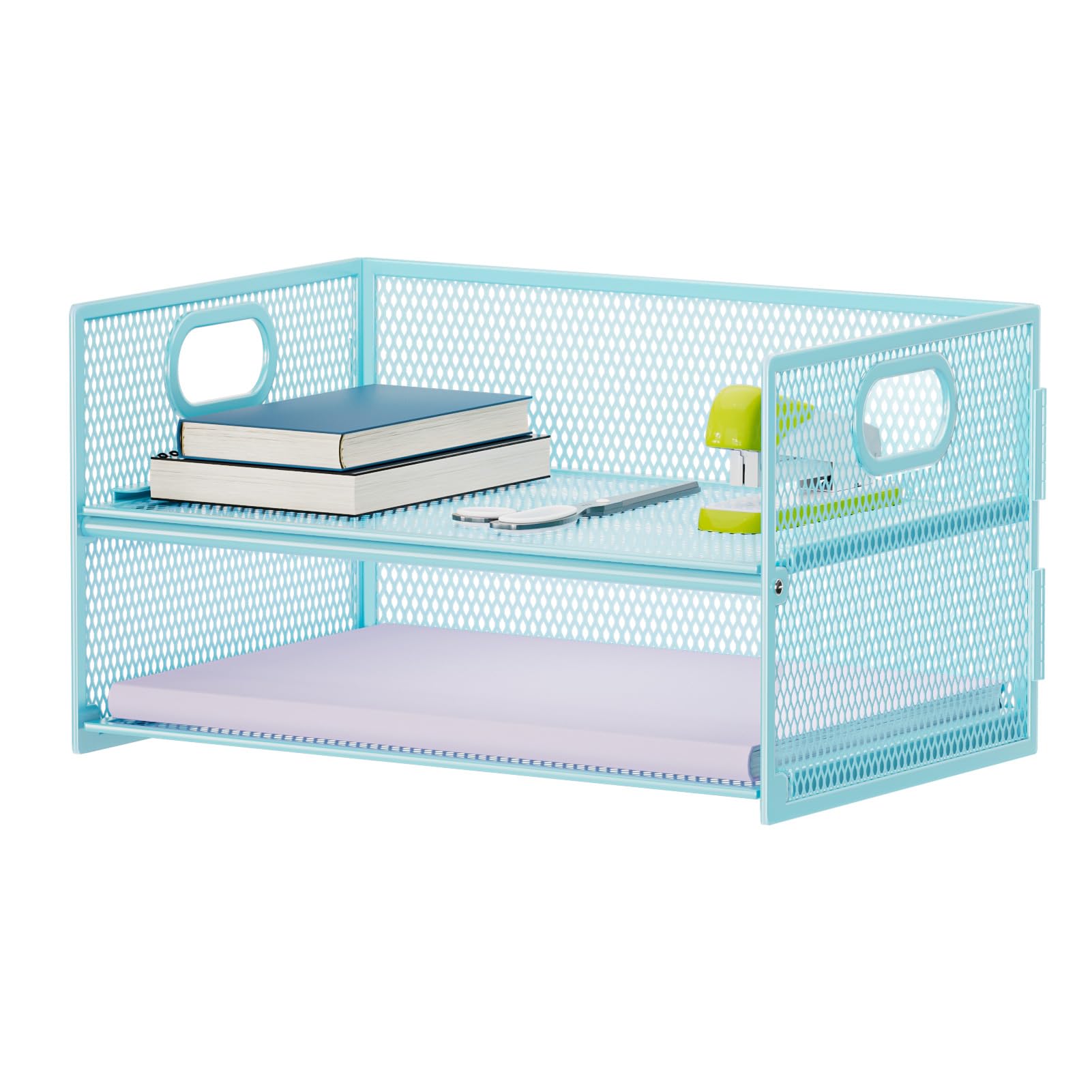 marbrasse-office-2-f-cher-briefablage-wei-a4-metall-mit-griff image 7