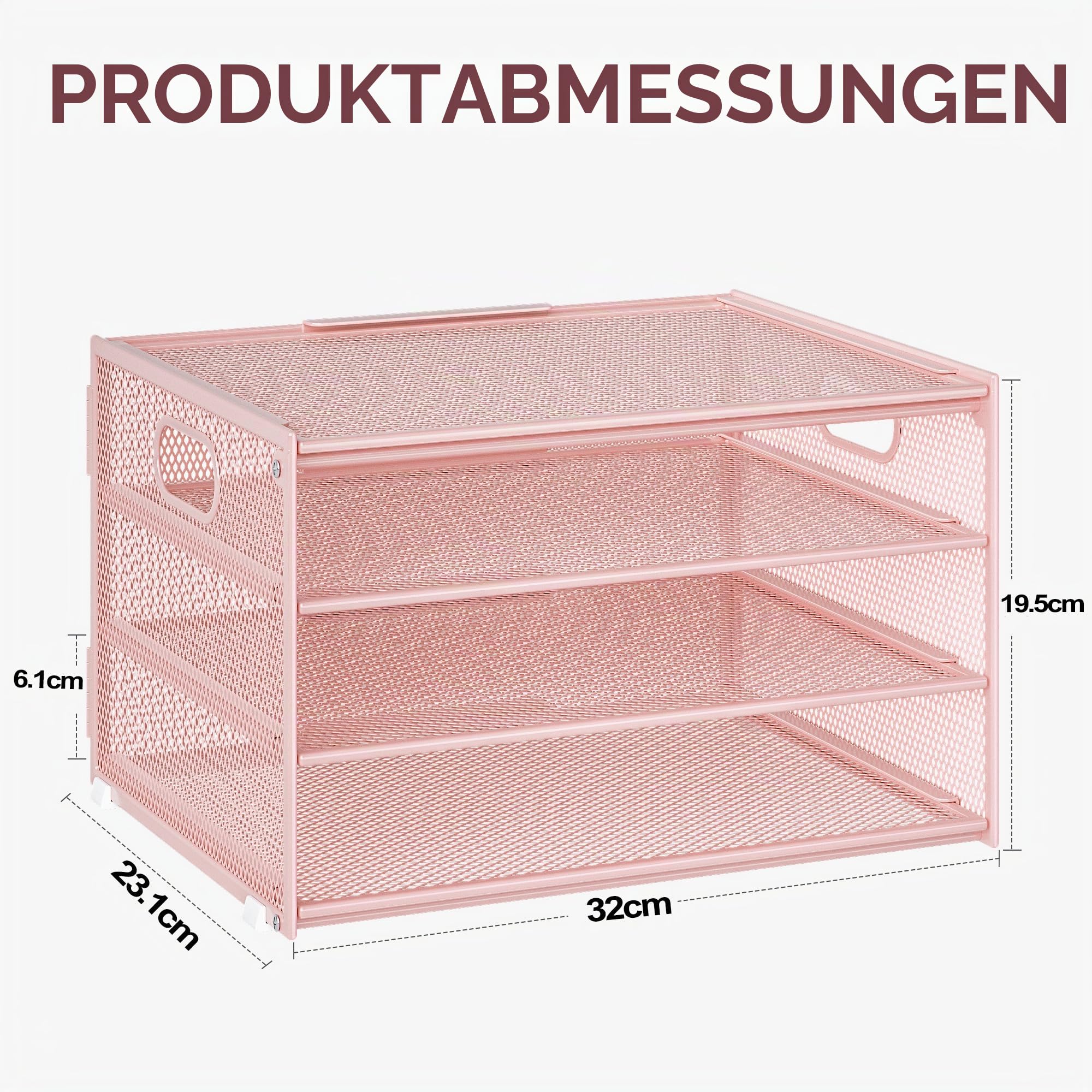 marbrasse-office-supplies-4-stufig-briefablage-organizer-rosa-metall image 8