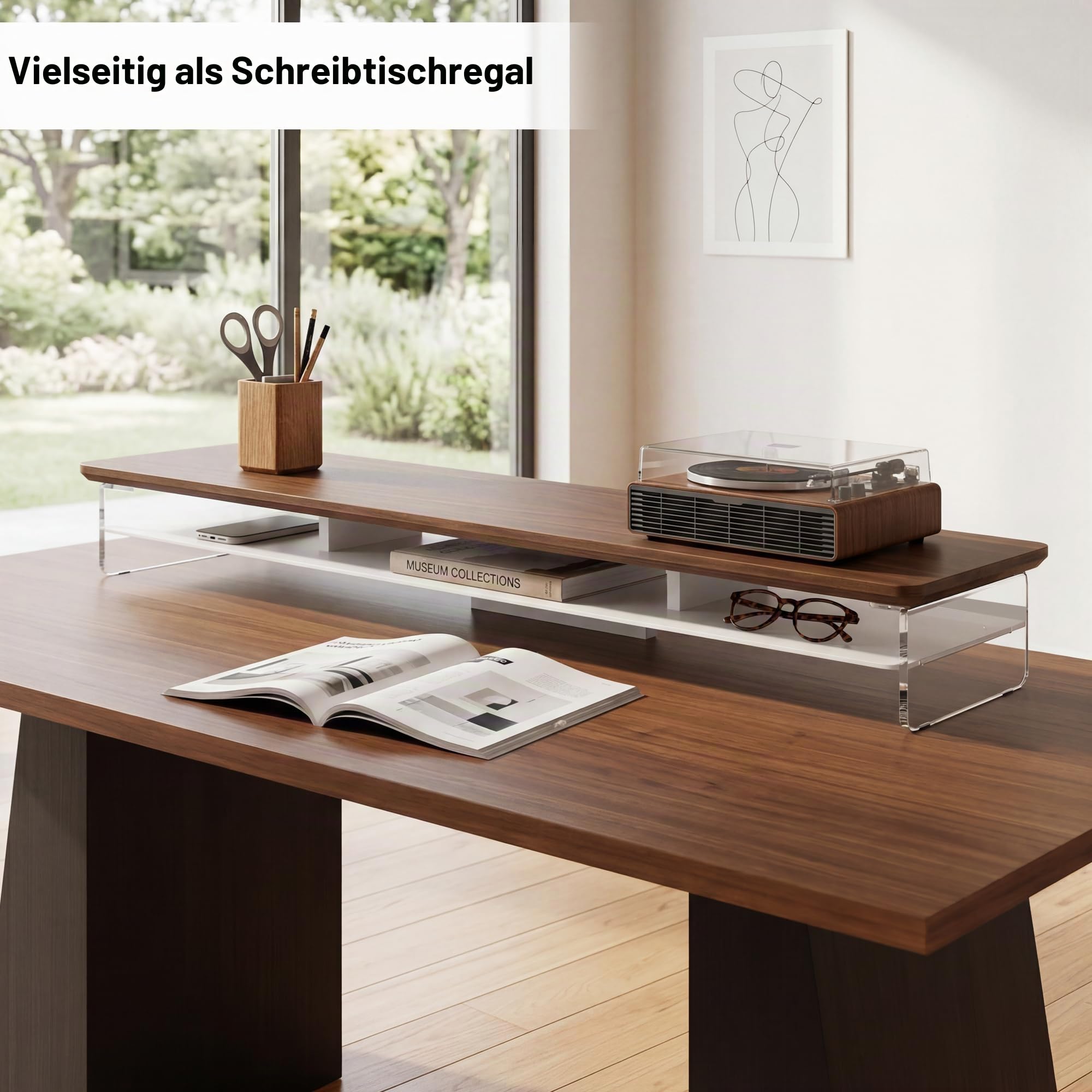 fenge-yugen-series-monitorst-nder-108cm-braun-acryl-holz image 6