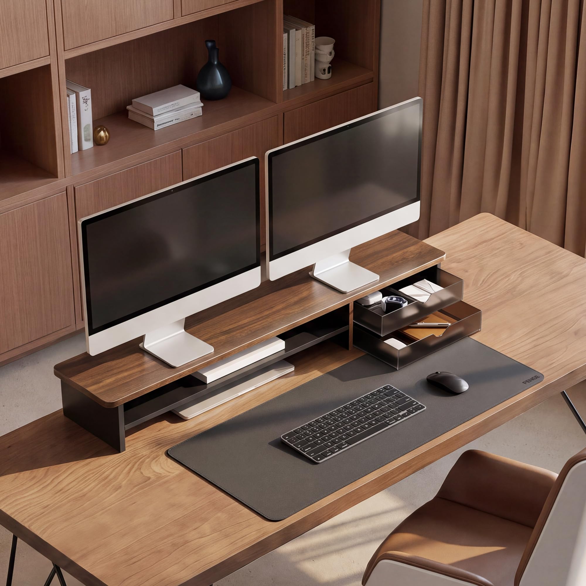 fenge-matrix-series-monitorst-nder-braun-schwarz-2-schubladen image 6