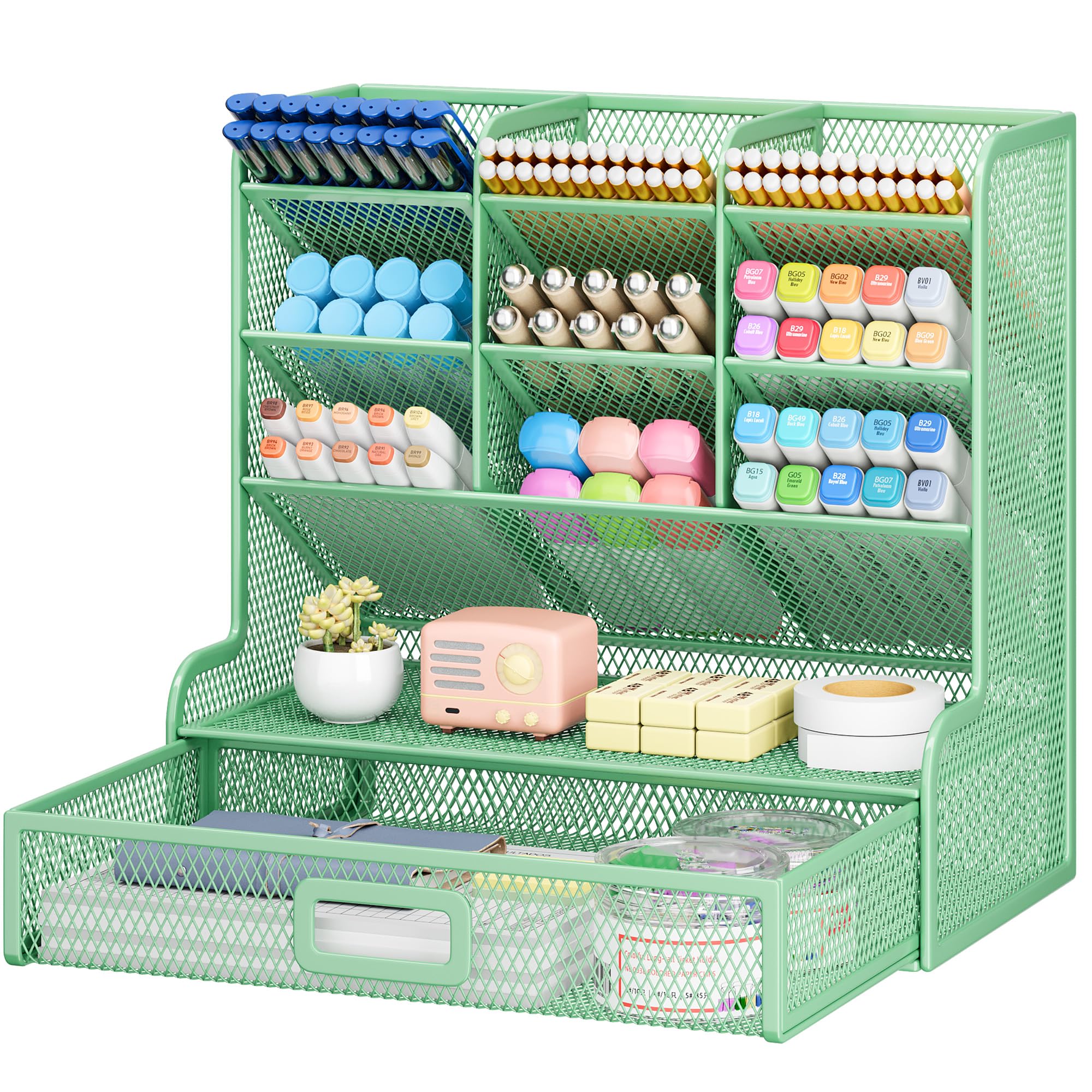 vitviti-desk-organizer-stiftehalter-wei-9-f-cher image 8