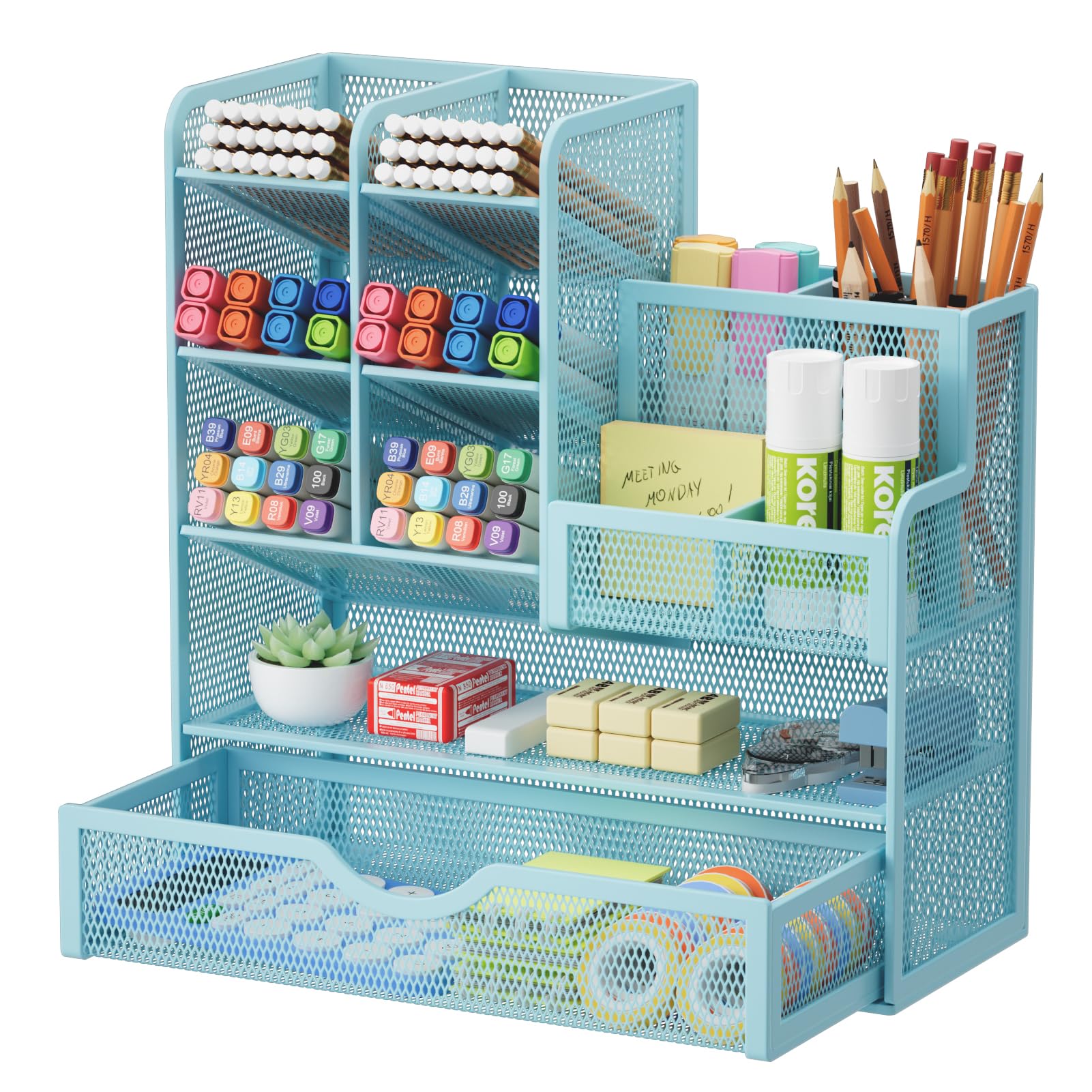 marbrasse-office-schreibtisch-organizer-metall-schwarz-schublade image 8