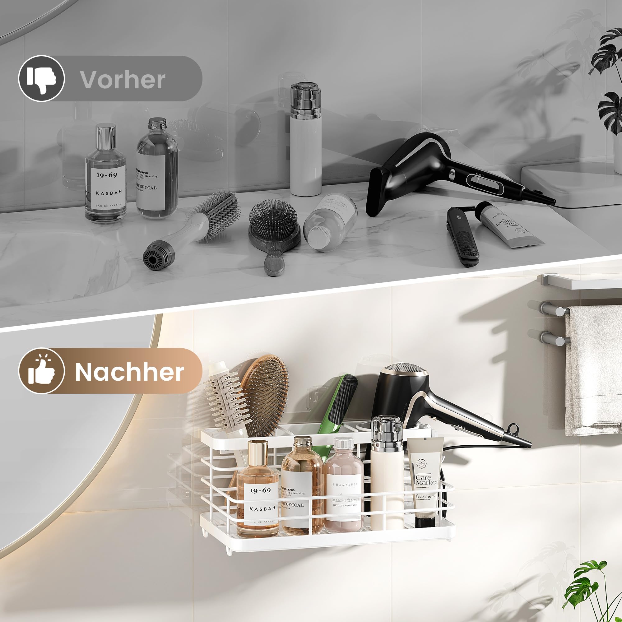 vitviti-hair-tool-organizer-f-nhalter-wei-ohne-bohren-metall image 7