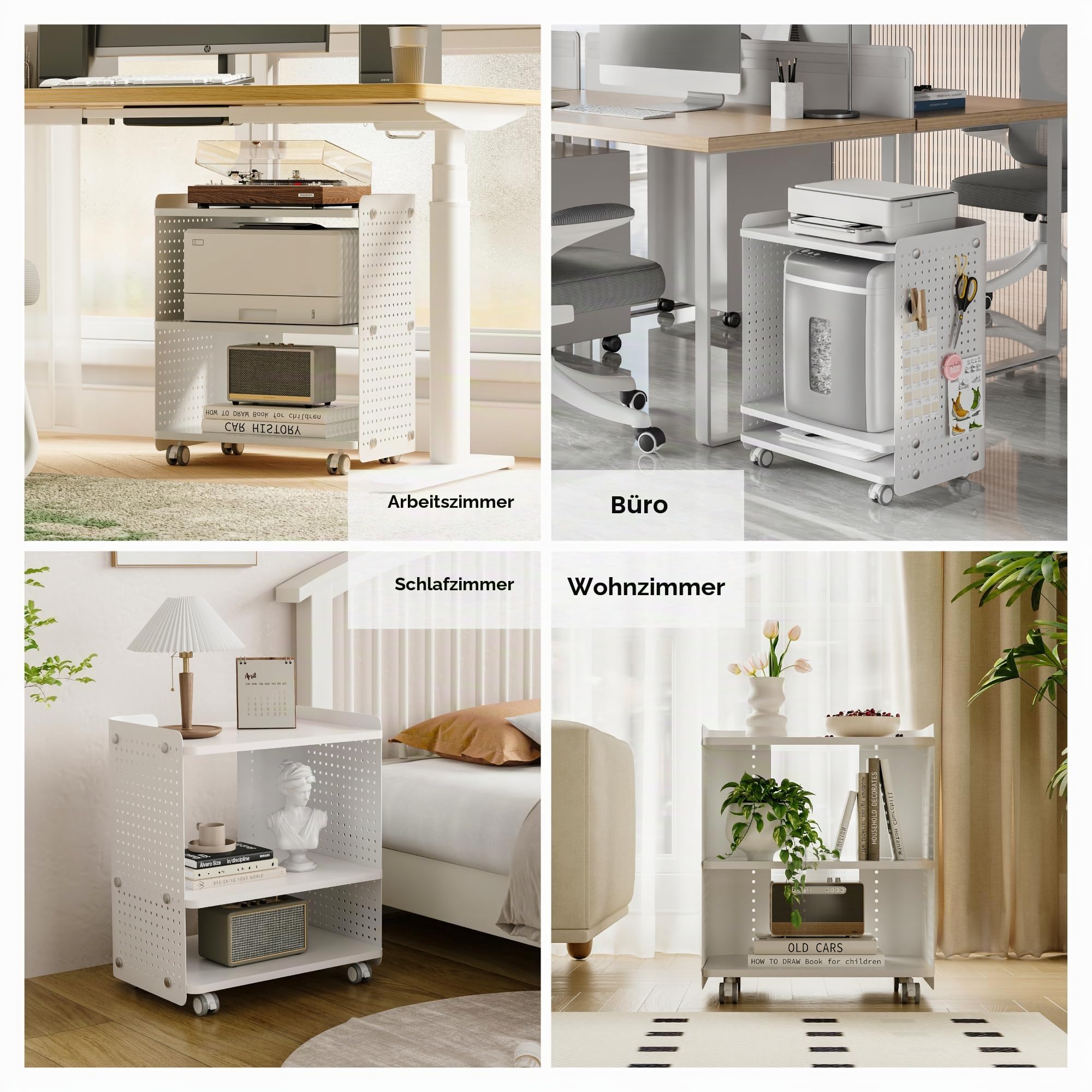 fenge-klimt-druckertisch-mit-rollen-wei-3-ebenen image 8