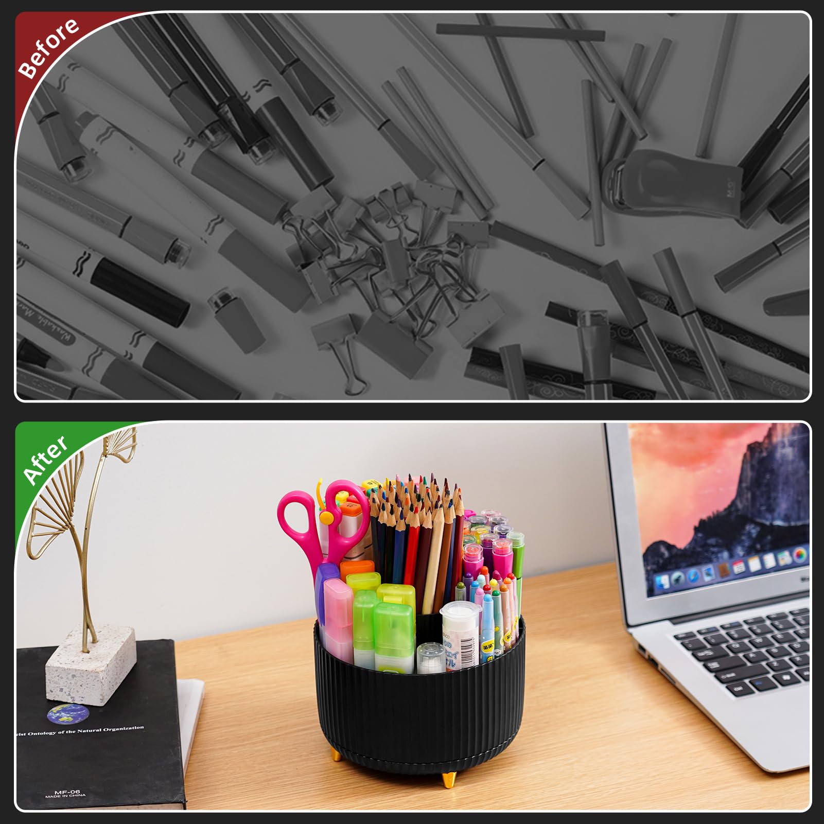 marbrasse-office-supplies-stiftehalter-drehbar-schwarz-5-f-cher image 7
