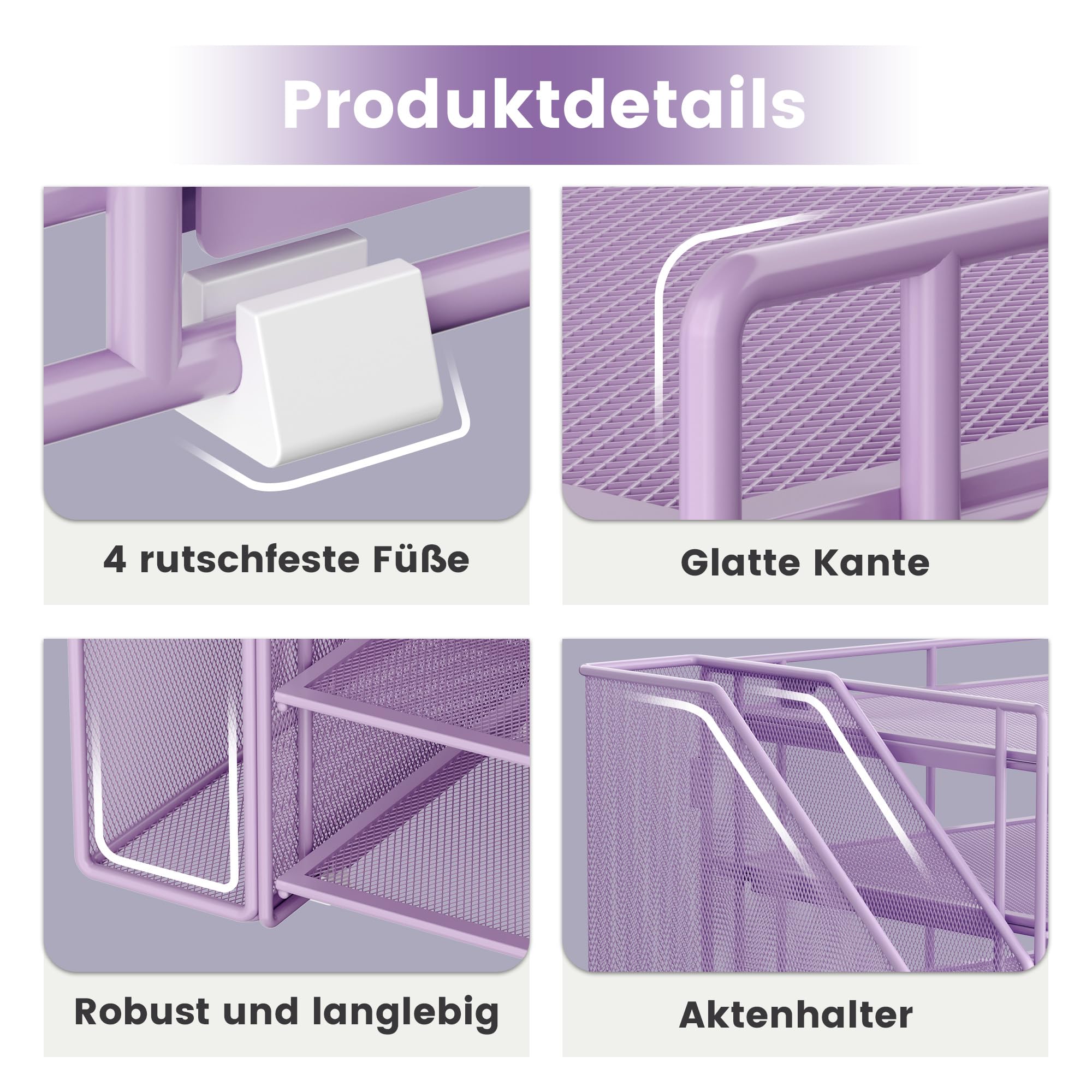 vitviti-desk-organizer-briefablage-4-ebenen-violett-metall image 4