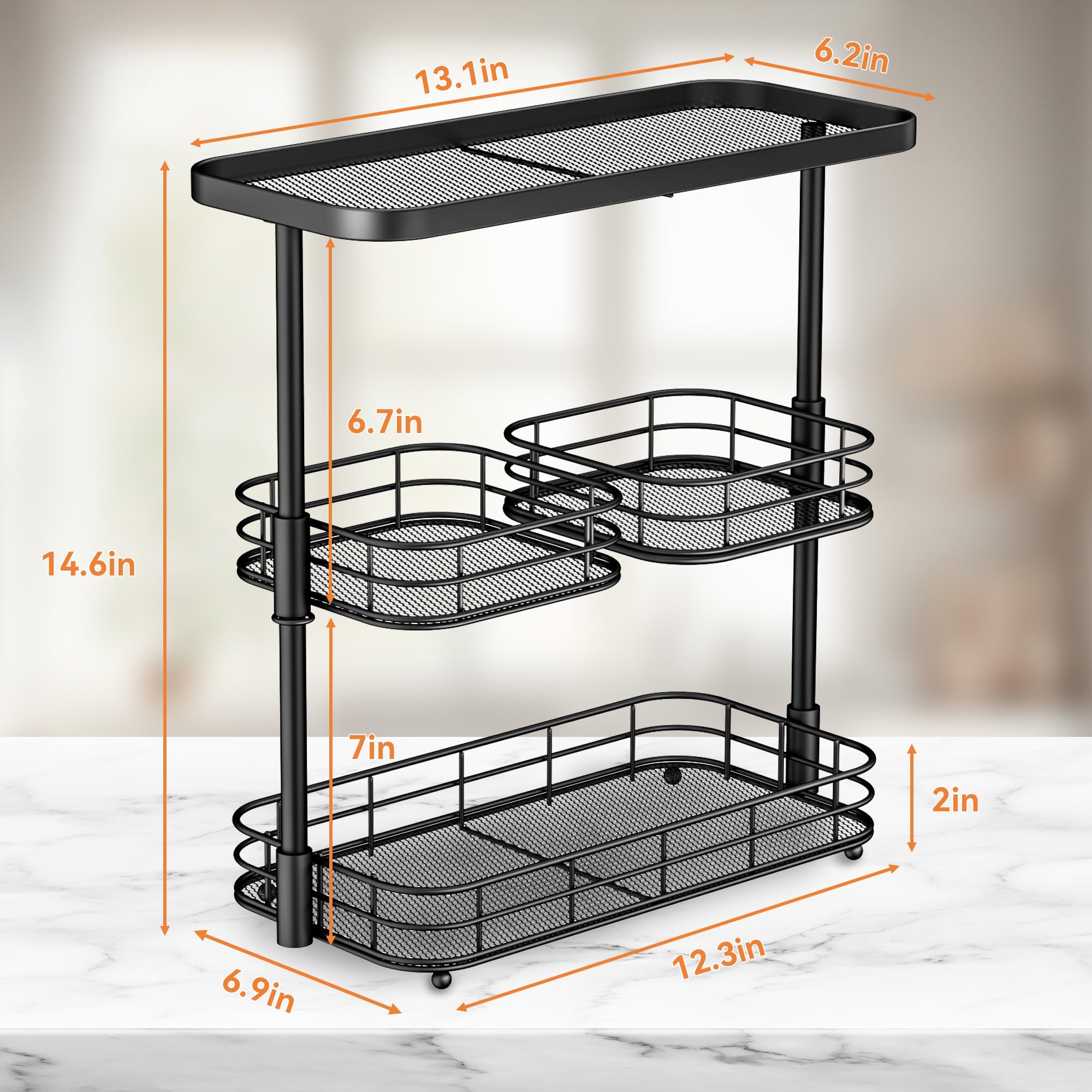 vitviti-bathroom-counter-organizer-gew-rzregal-3-etagen-schwarz image 3