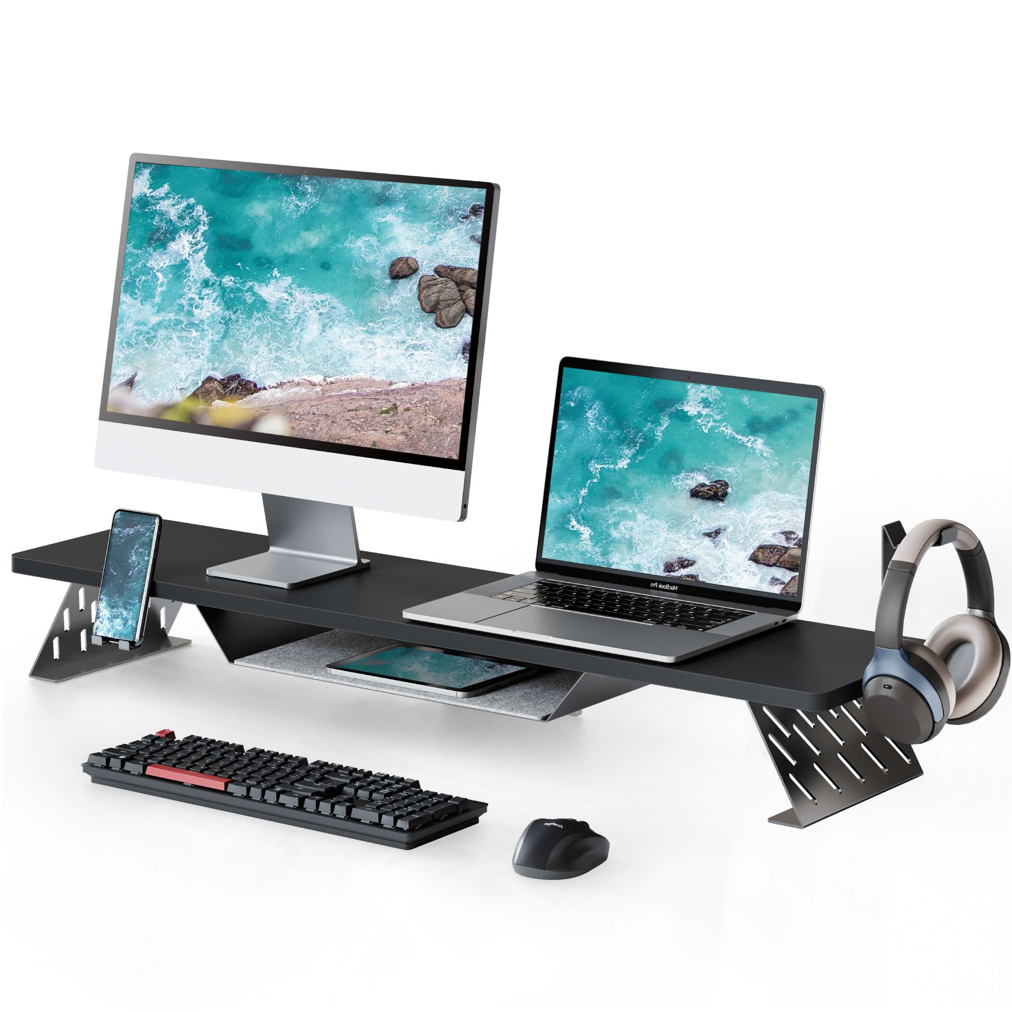 fenge-aurel-series-monitorst-nder-108-cm-schwarz-halter image 1