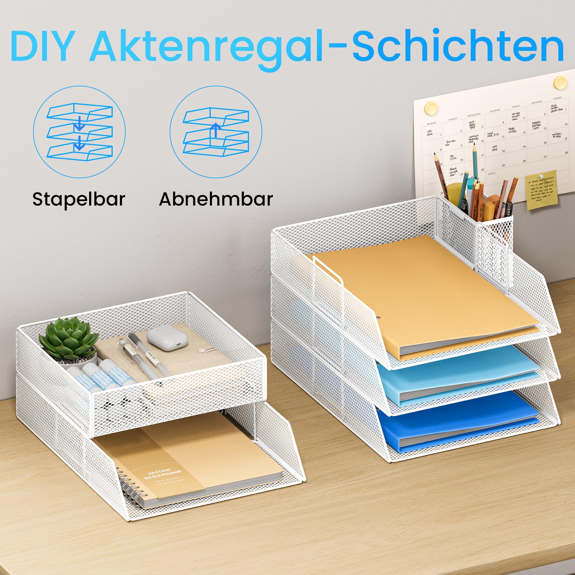 vitviti-desk-organizer-briefablage-wei-metall-5-fach image 6