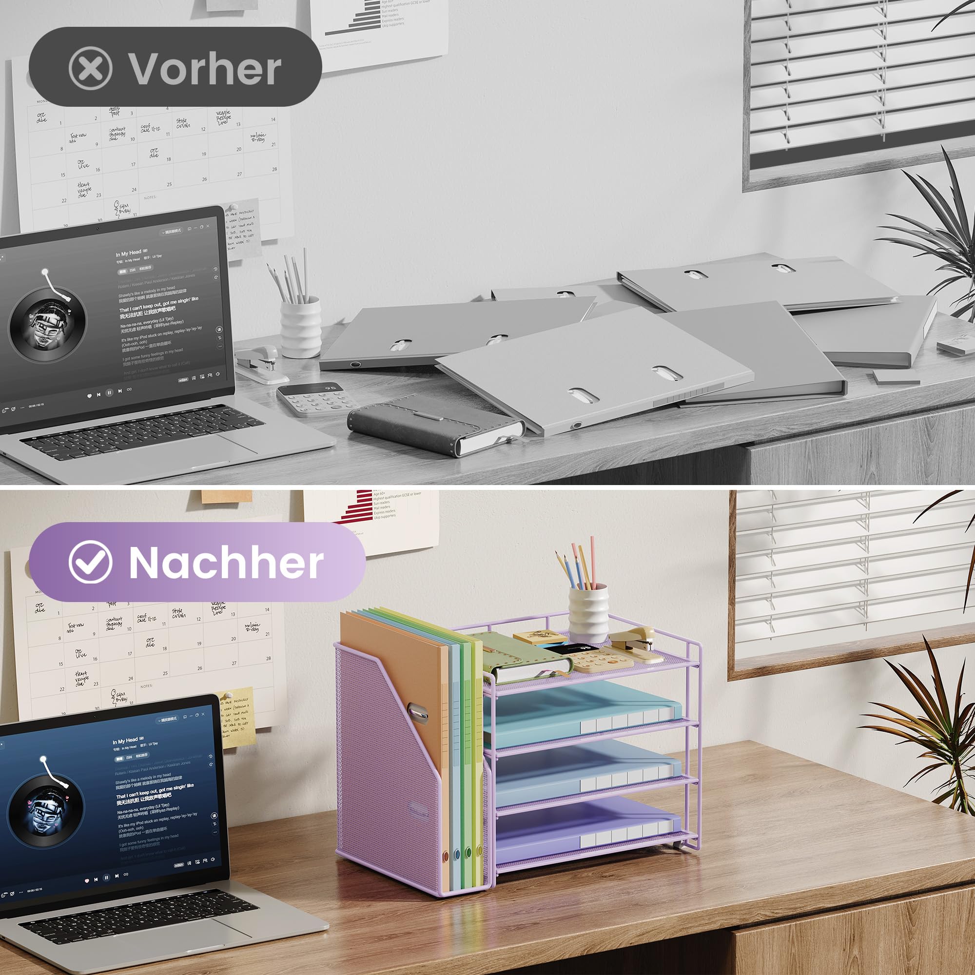 vitviti-desk-organizer-briefablage-4-ebenen-violett-metall image 3