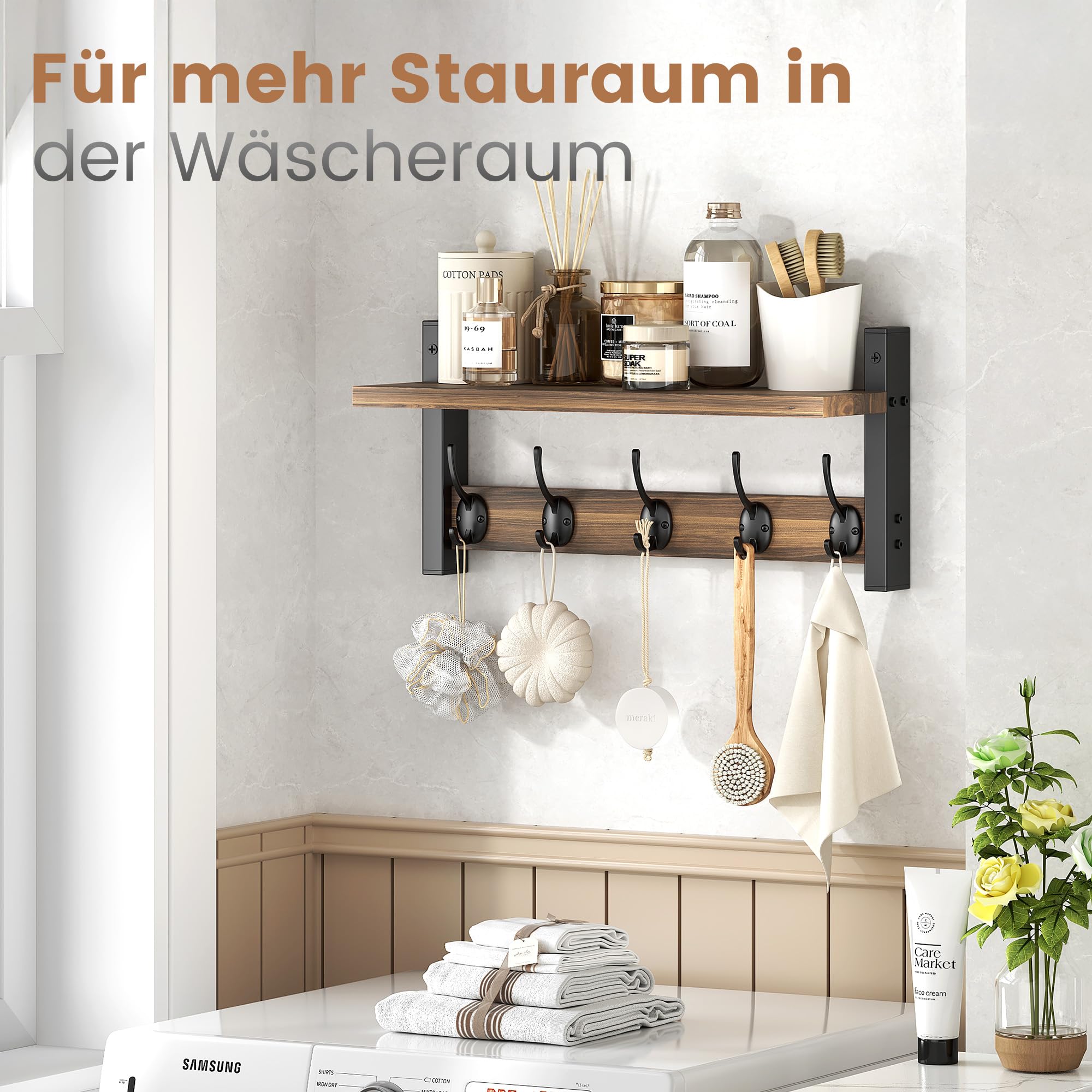 vitviti-wall-coat-rack-wandgarderobe-40cm-5-haken-holz image 6