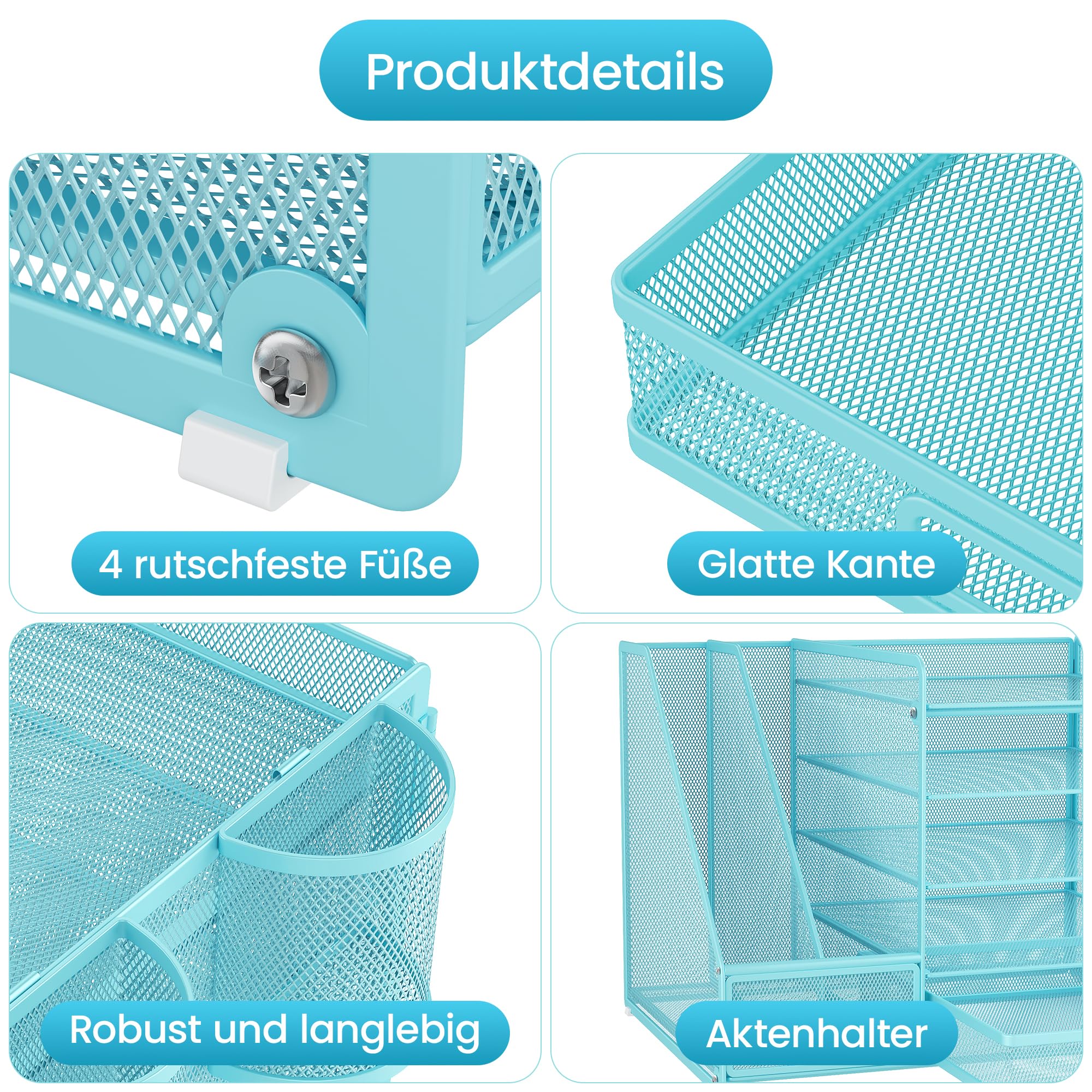 vitviti-desk-organizer-schreibtisch-organizer-blau-5-f-cher-metall image 4
