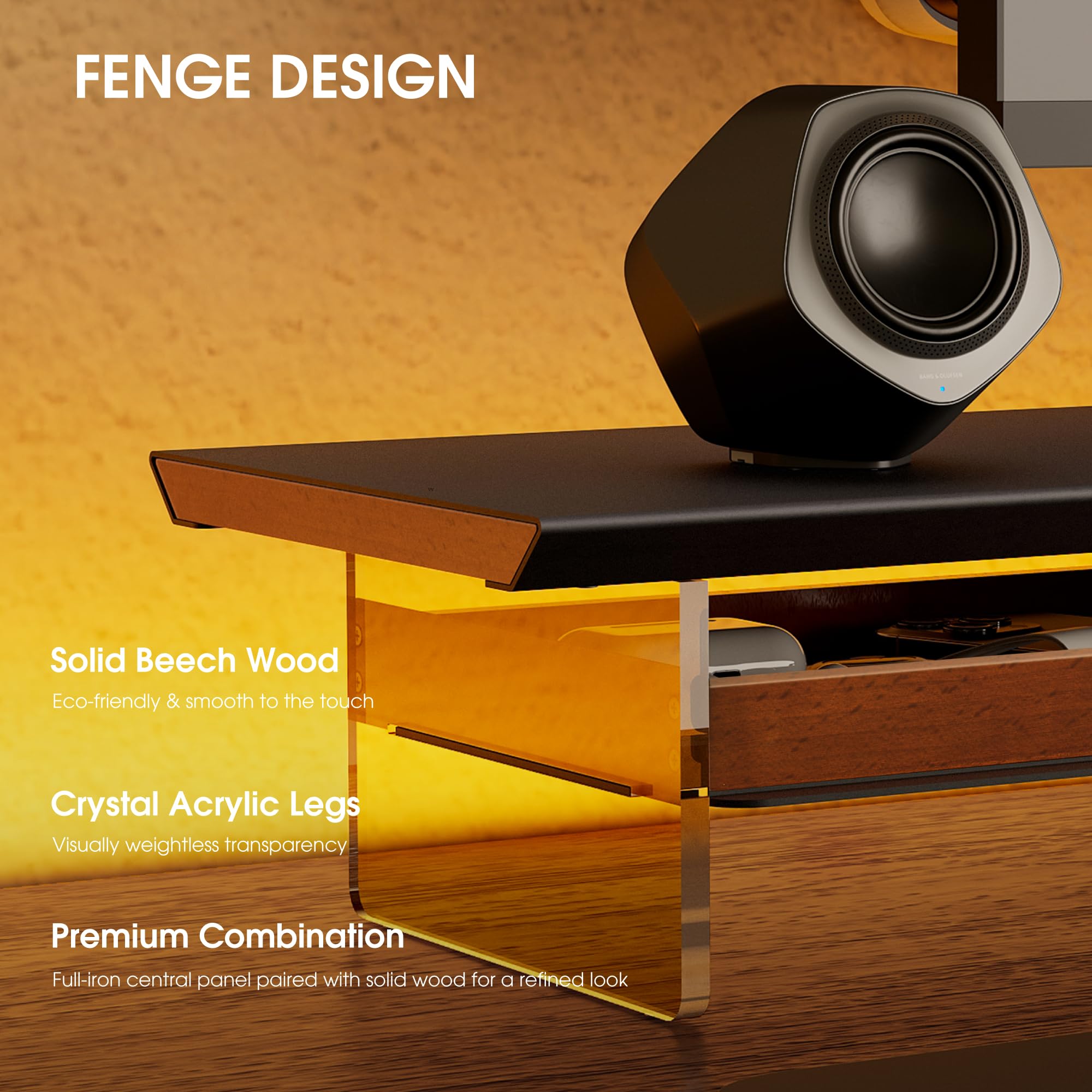 fenge-yugen-monitorst-nder-holz-108cm-schwarz-mit-schubladen image 3