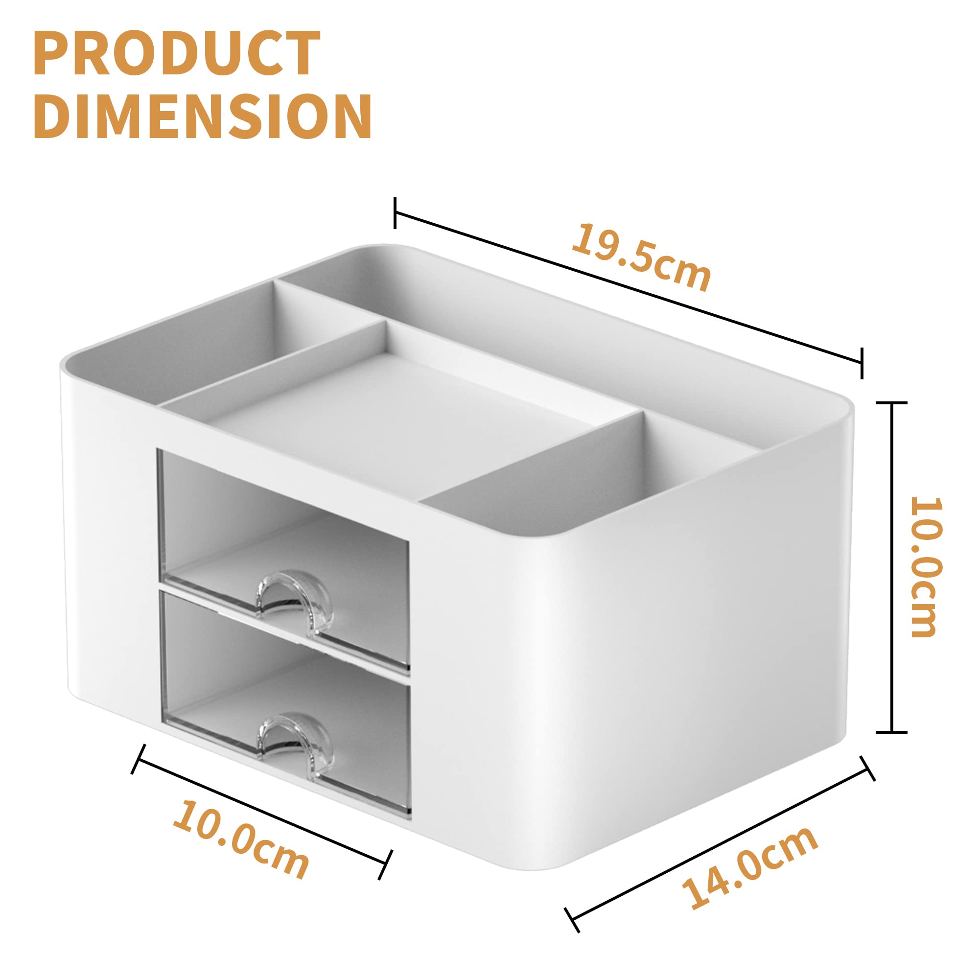 marbrasse-office-supplies-schreibtisch-organizer-wei-2-schubladen image 8