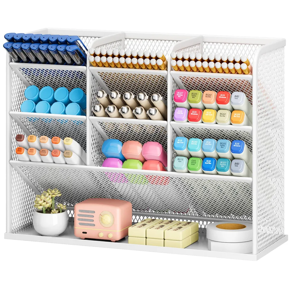 vitviti-desk-organizer-stiftehalter-wei-9-f-cher image 1