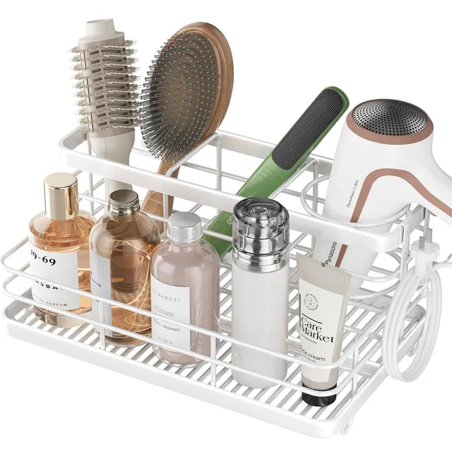 vitviti-hair-tool-organizer-f-nhalter-wei-ohne-bohren-metall image 1