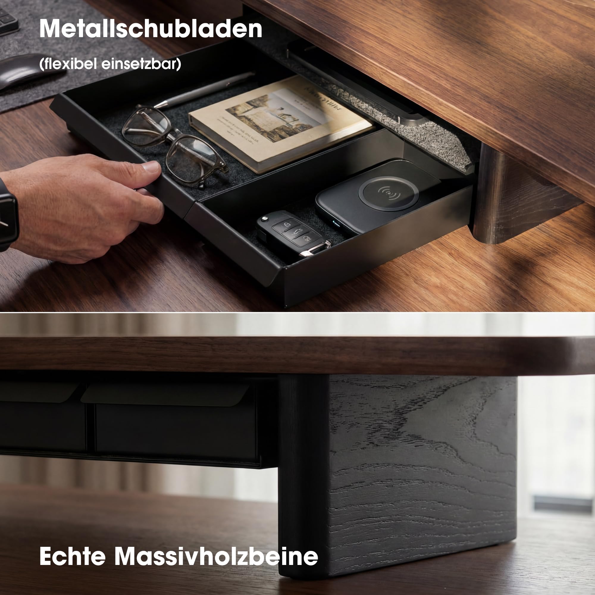 fenge-matrix-series-monitorst-nder-braun-dual-2-schubladen image 3