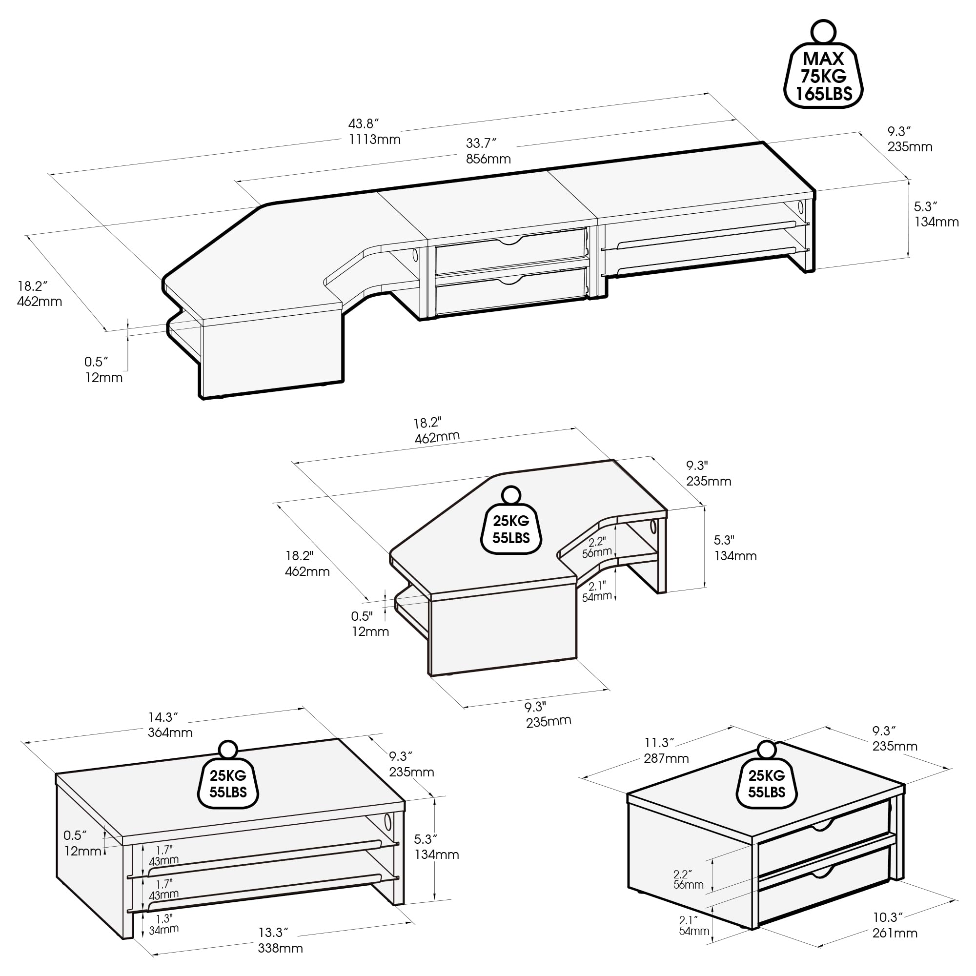 fenge-matrix-monitorst-nder-3-in-1-wei-modular image 2