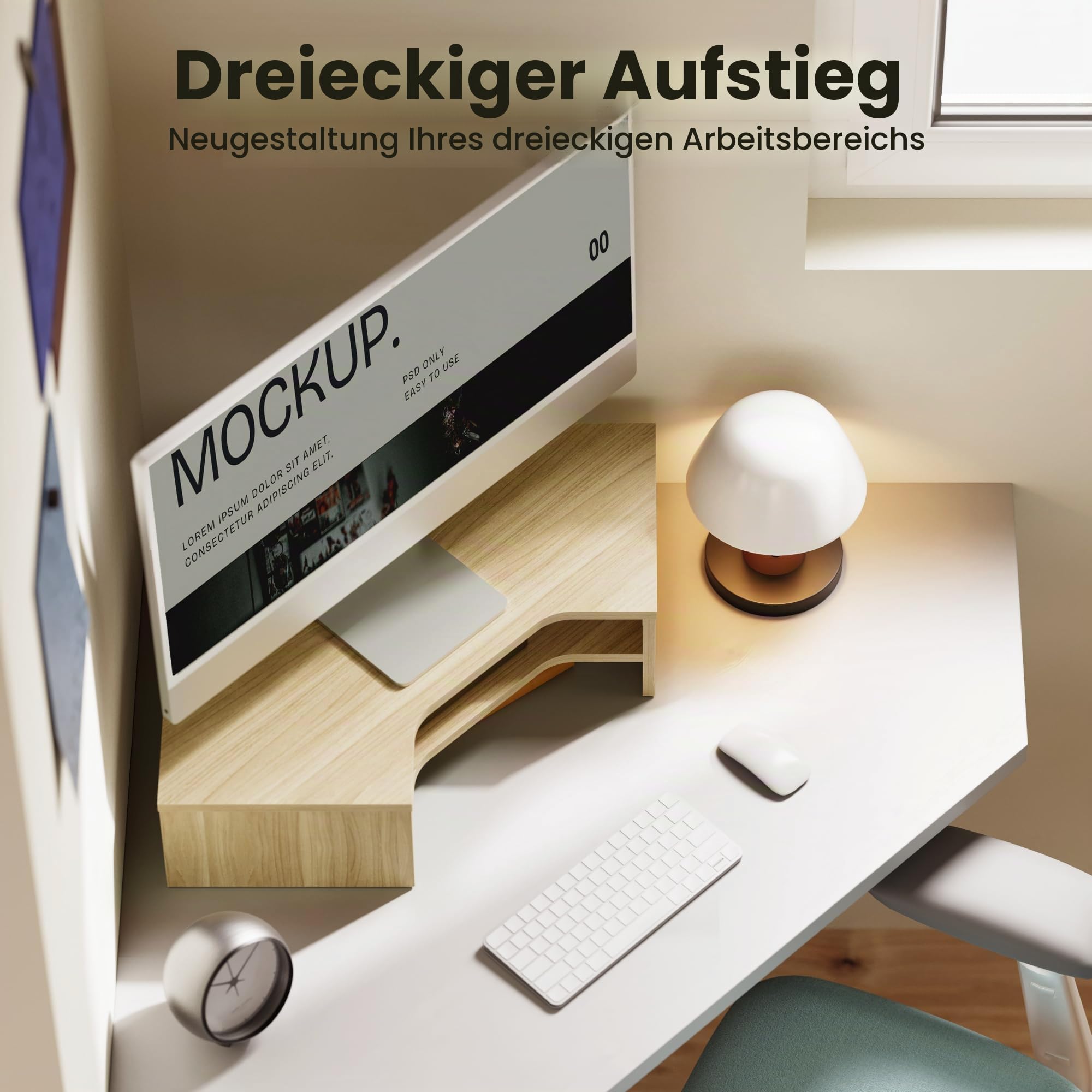 fenge-bastion-monitorst-nder-eiche-l-f-rmig-f-r-ecke image 2