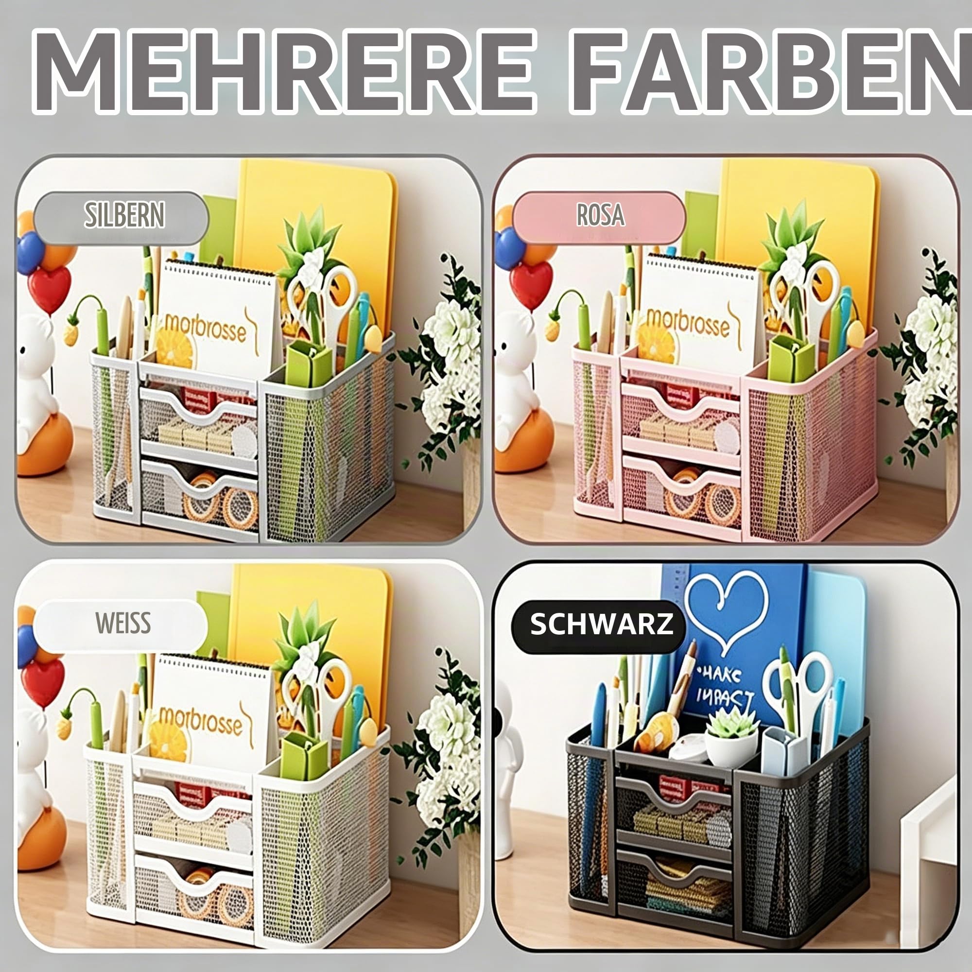 marbrasse-schreibtisch-organizer-netz-blau-2-schubladen image 8
