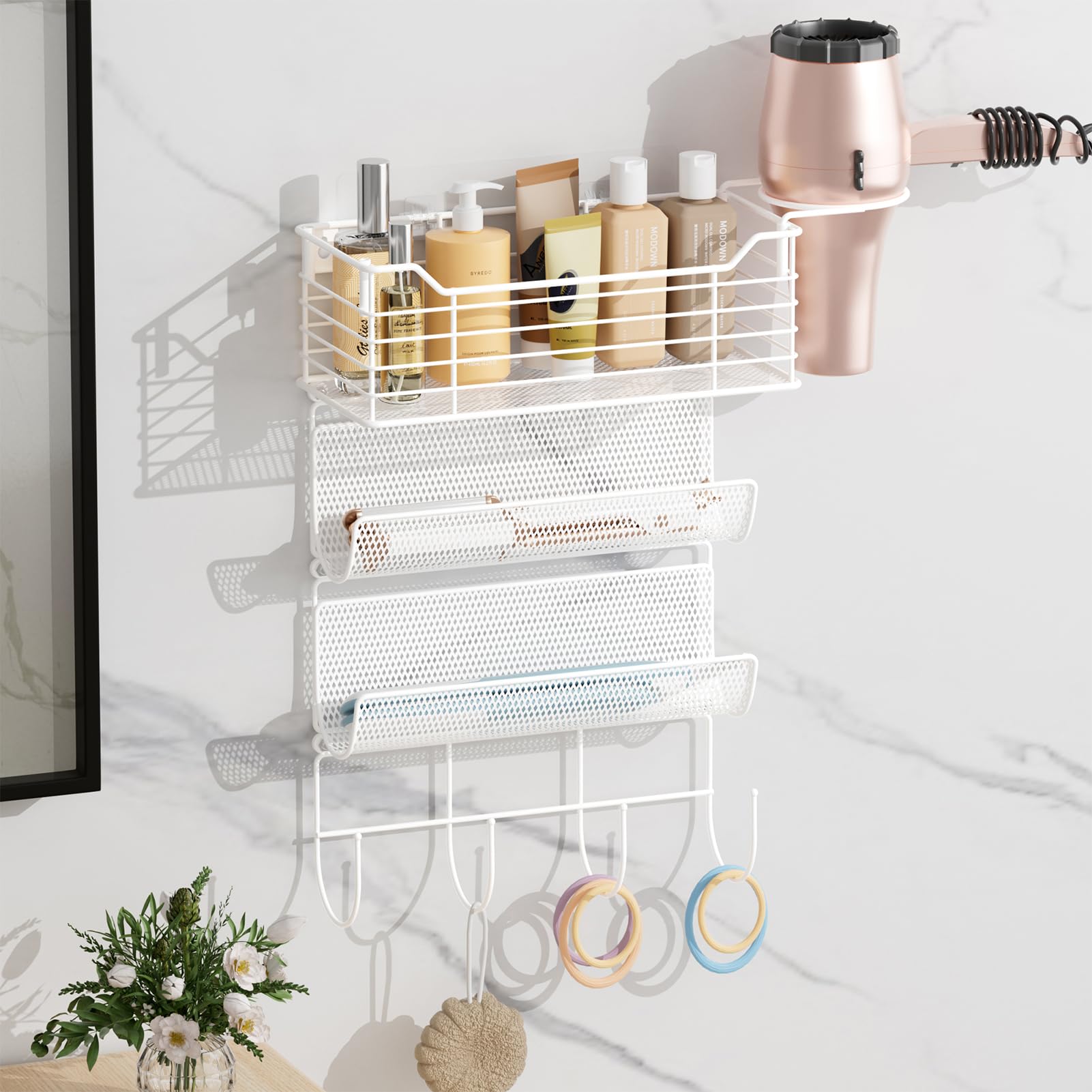 vitviti-hair-tool-organizer-f-hnhalter-metall-wei-hitzebest-ndig image 1
