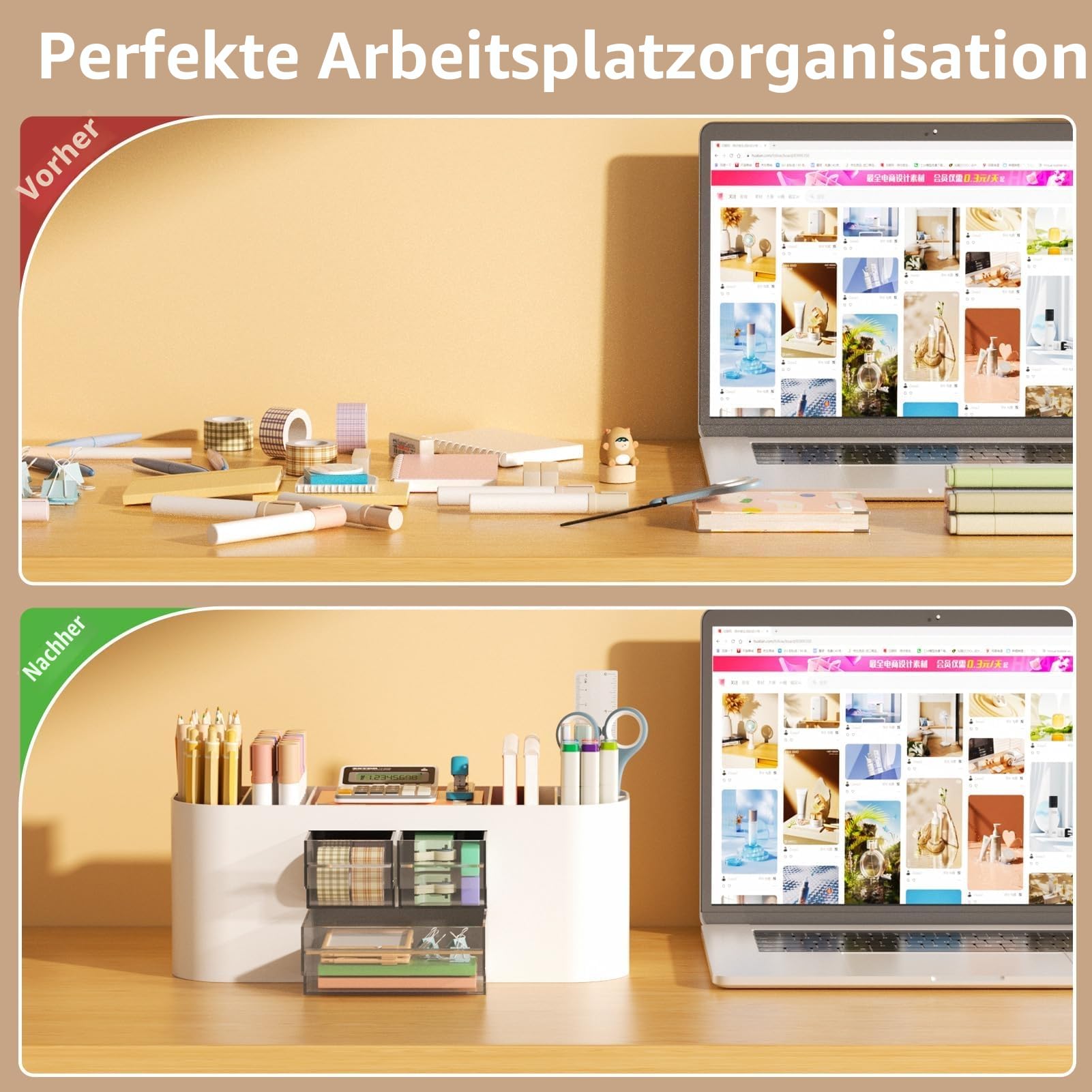 marbrasse-office-supplies-schreibtisch-organizer-3-schubladen-wei-7-f-cher image 7