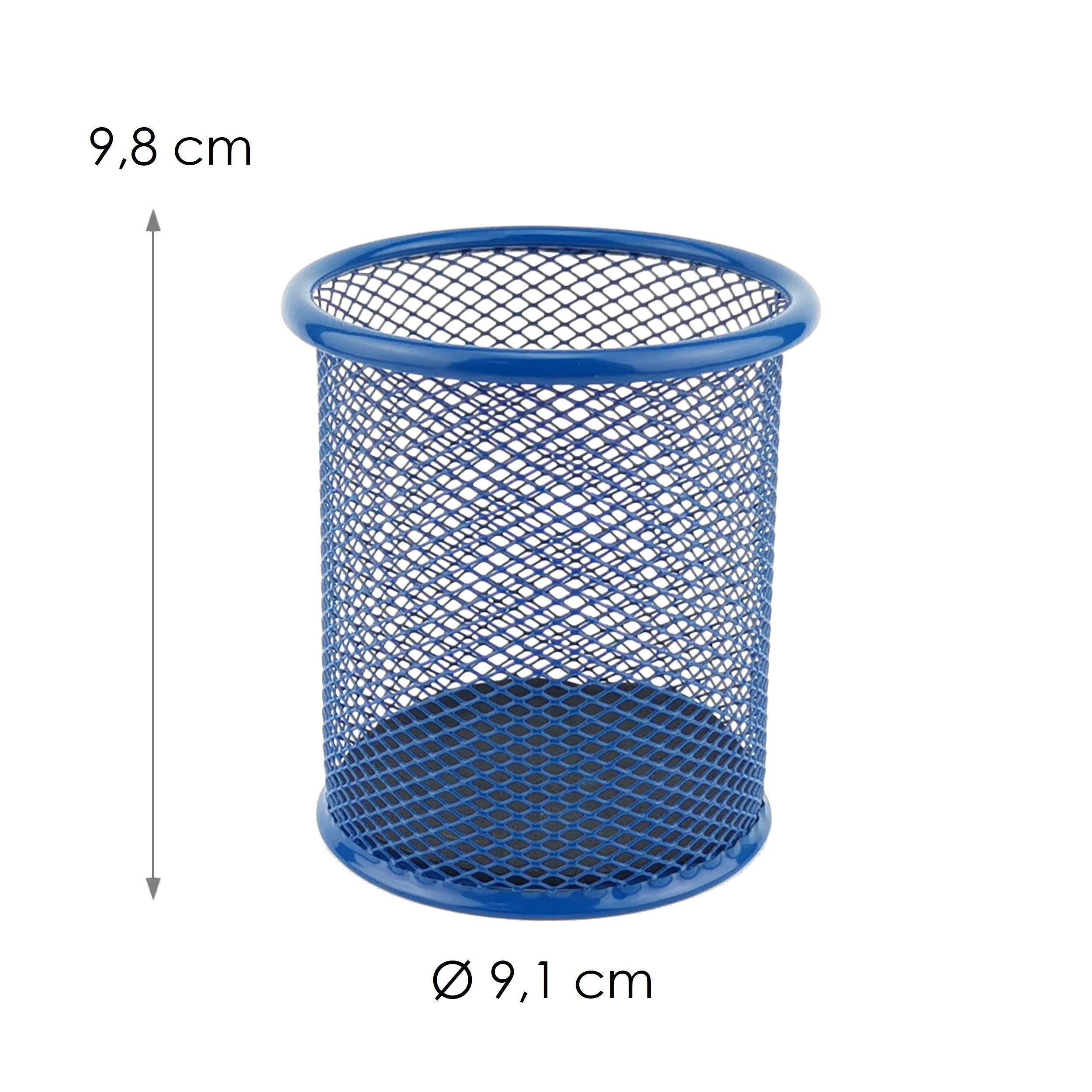 leviatan-metall-stiftehalter-rund-mesh-91-mm-marineblau image 4