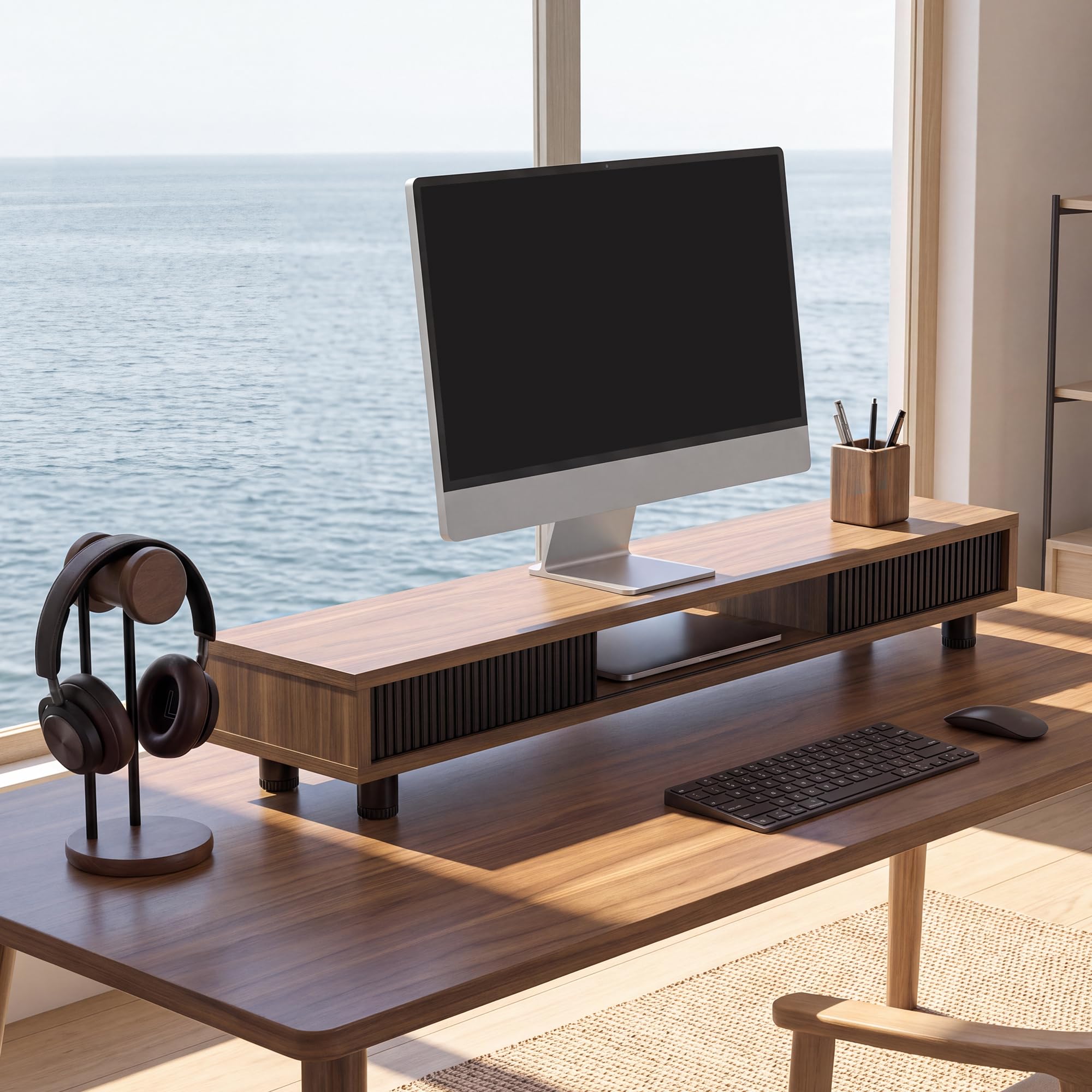 fenge-nova-series-monitorst-nder-braun-mit-glast-ren-108cm image 3
