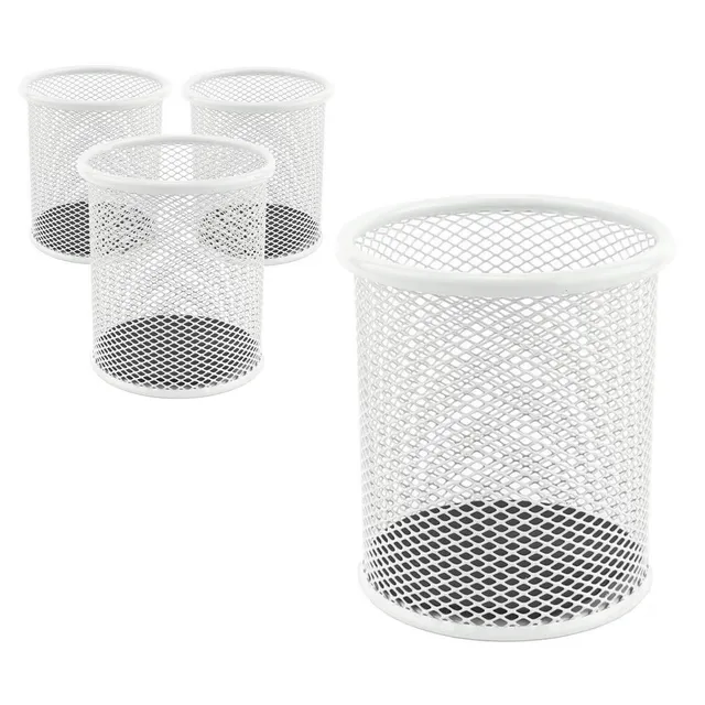 leviatan-metall-stiftehalter-rund-mesh-91-mm-perlmutt image 1