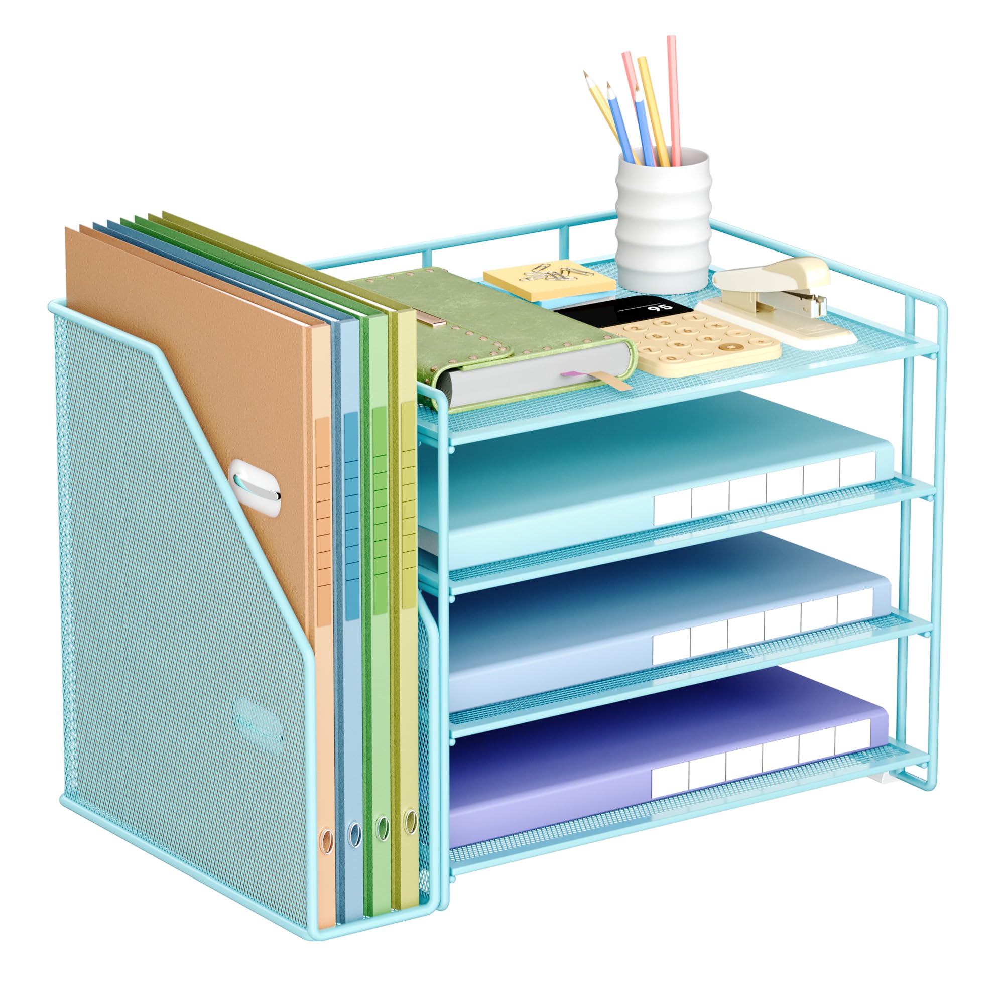 vitviti-desk-organizer-briefablage-4-ebenen-violett-metall image 8