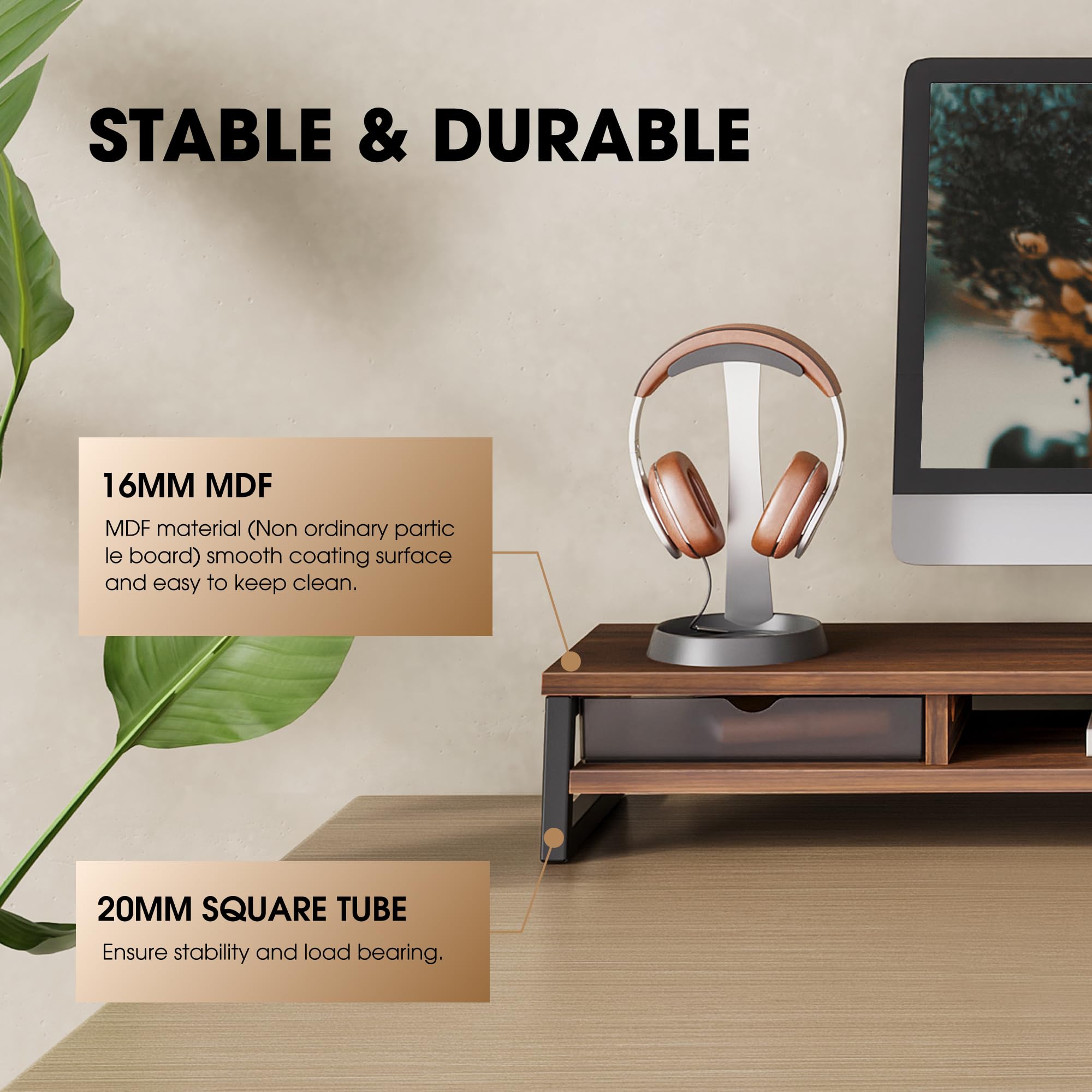 fenge-matrix-monitorst-nder-holz-braun-108cm-mit-schubladen image 4