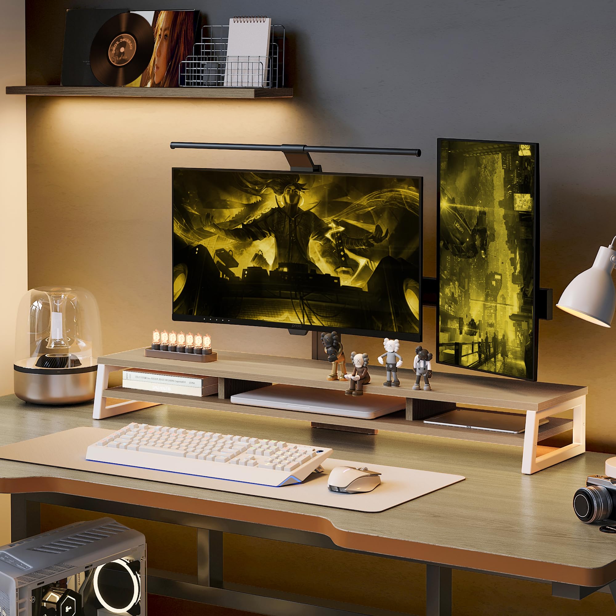 fenge-rodin-dual-monitorst-nder-108cm-eiche-holz image 7
