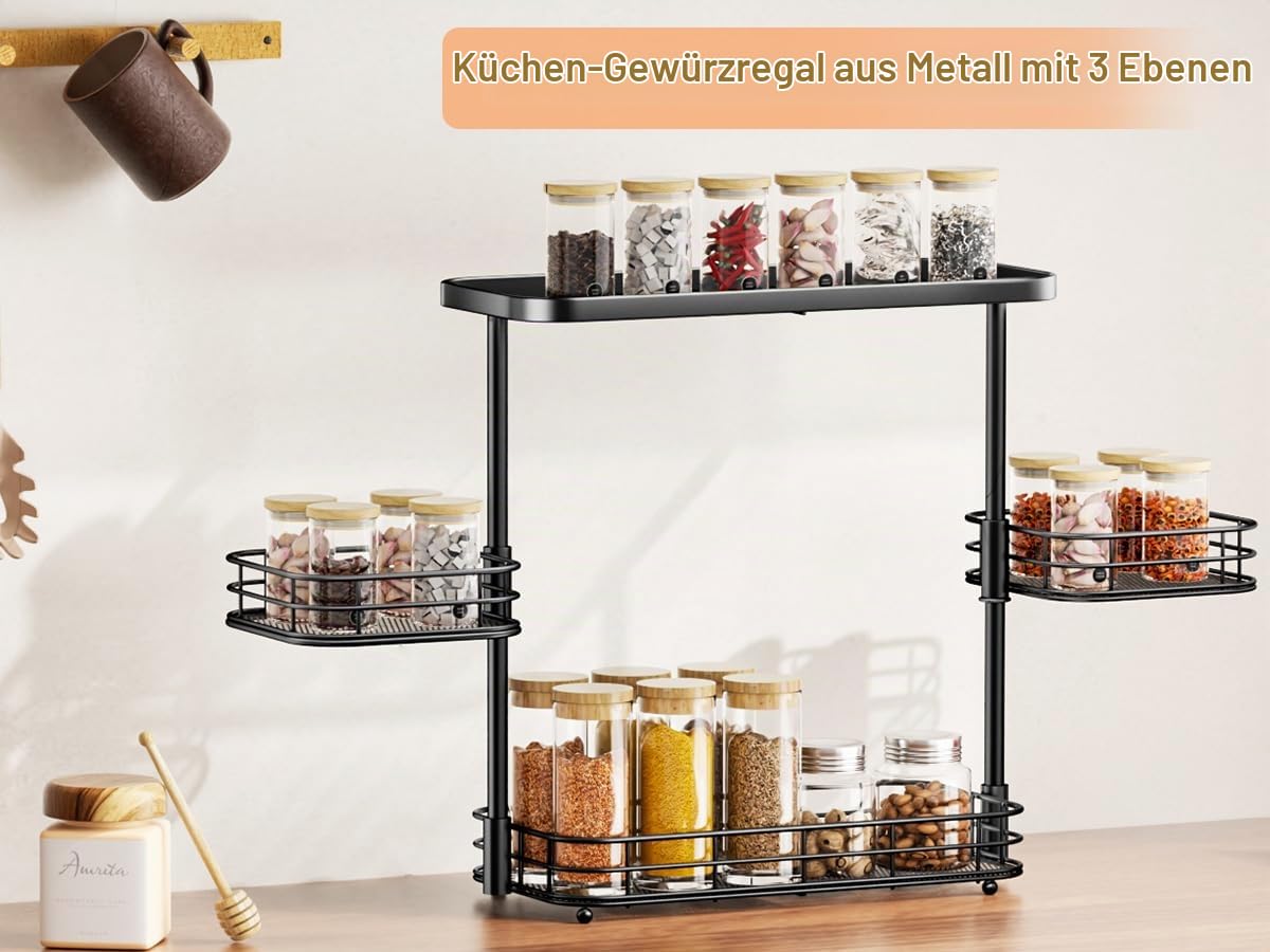 vitviti-bathroom-counter-organizer-gew-rzregal-3-etagen-schwarz image 5