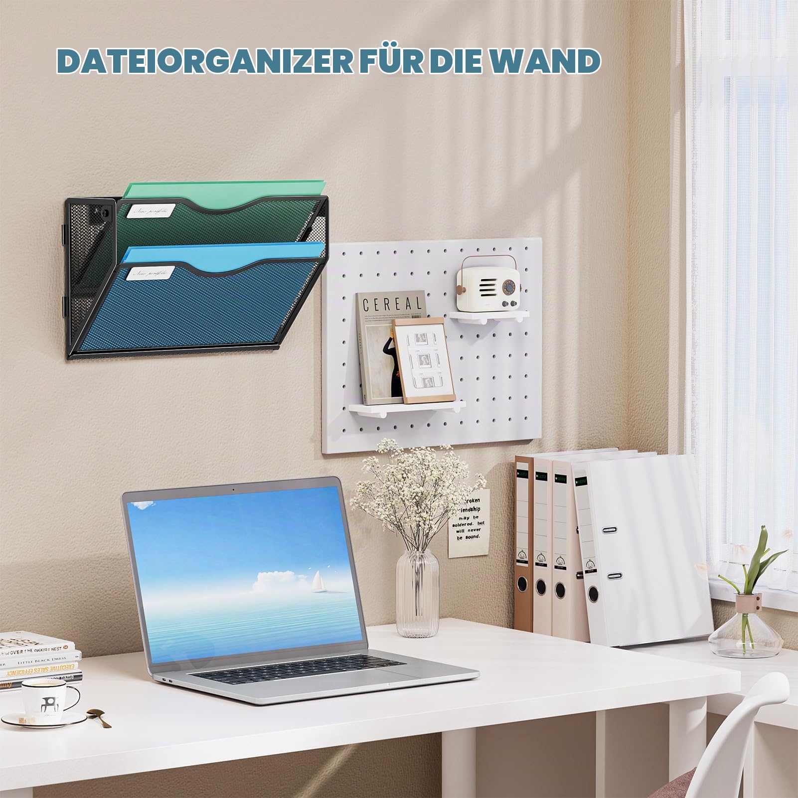 marbrasse-wandorganizer-schwarz-2-f-cher-a4-metall image 7