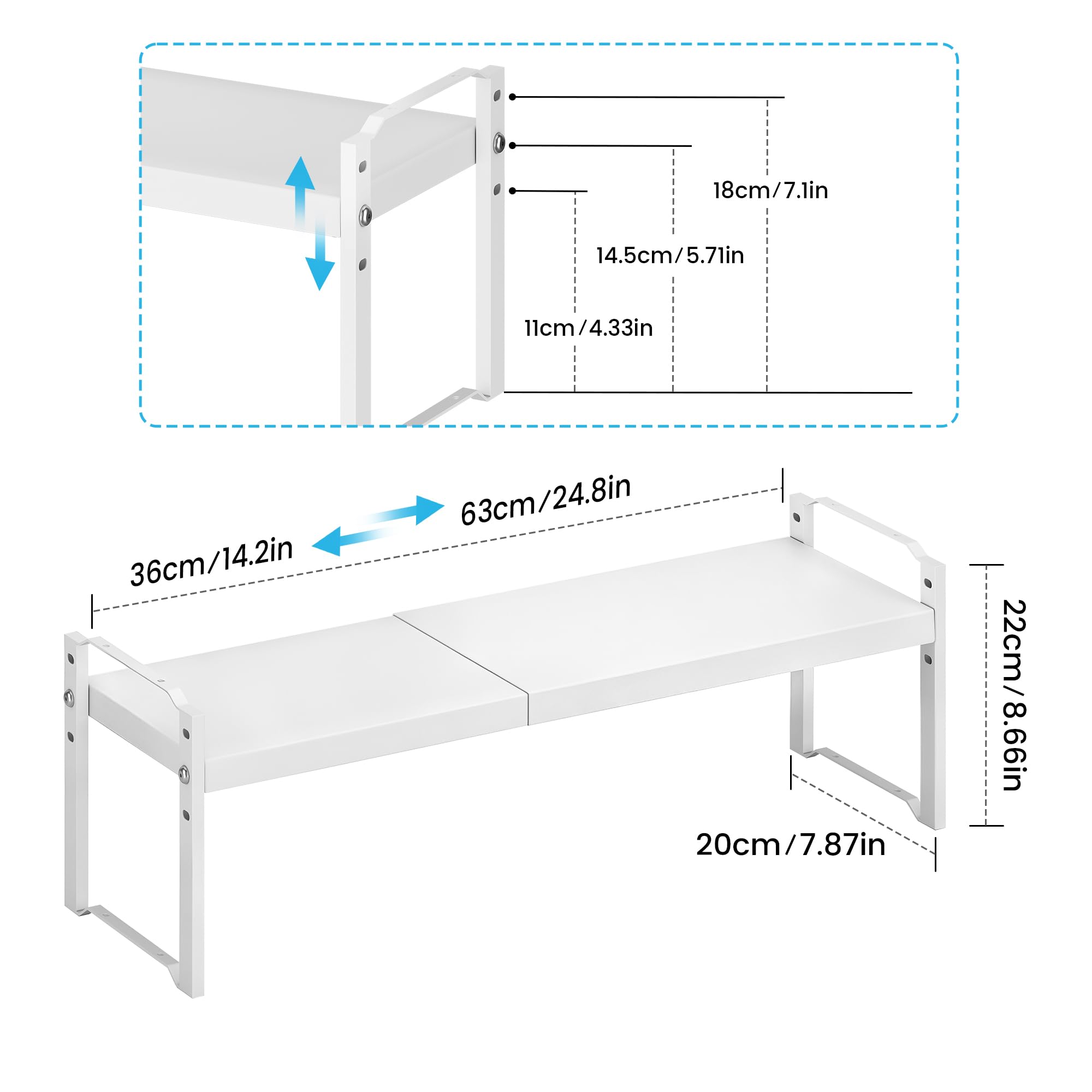 vitviti-gew-rzregal-wei-36-63cm-erweiterbar-f-r-schrank image 2
