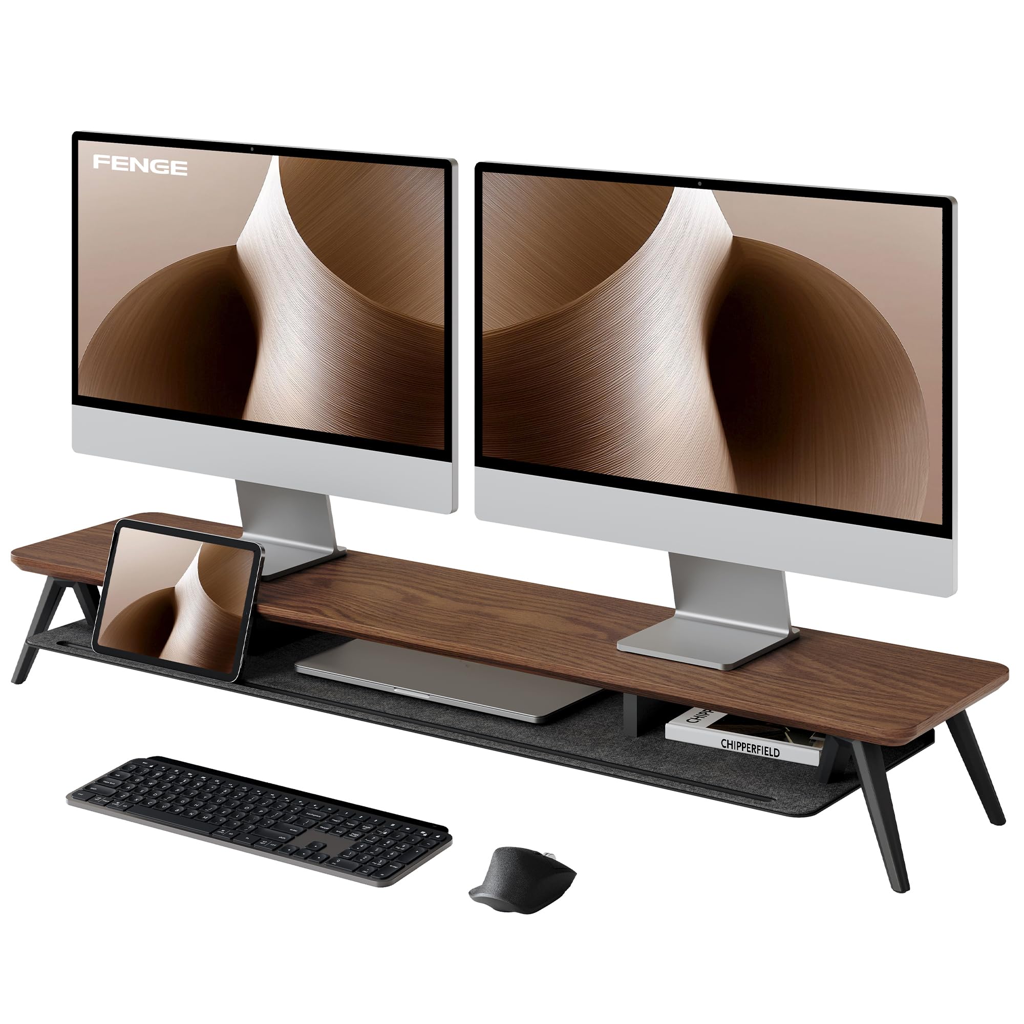 fenge-rodin-monitorst-nder-108-cm-braun-eiche-holz-f-cher image 1