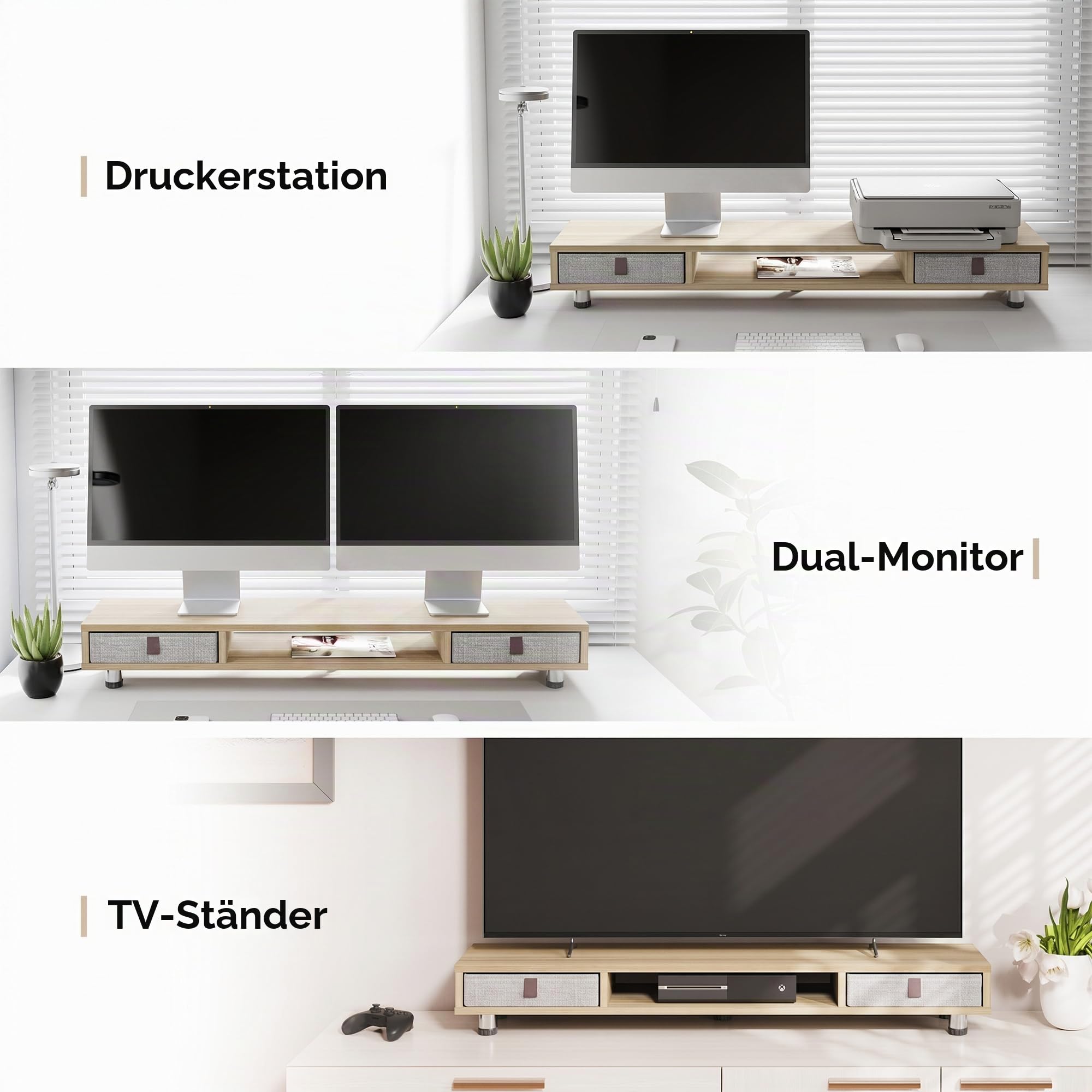 fenge-matrix-monitorst-nder-108cm-eiche-2-schubladen image 6