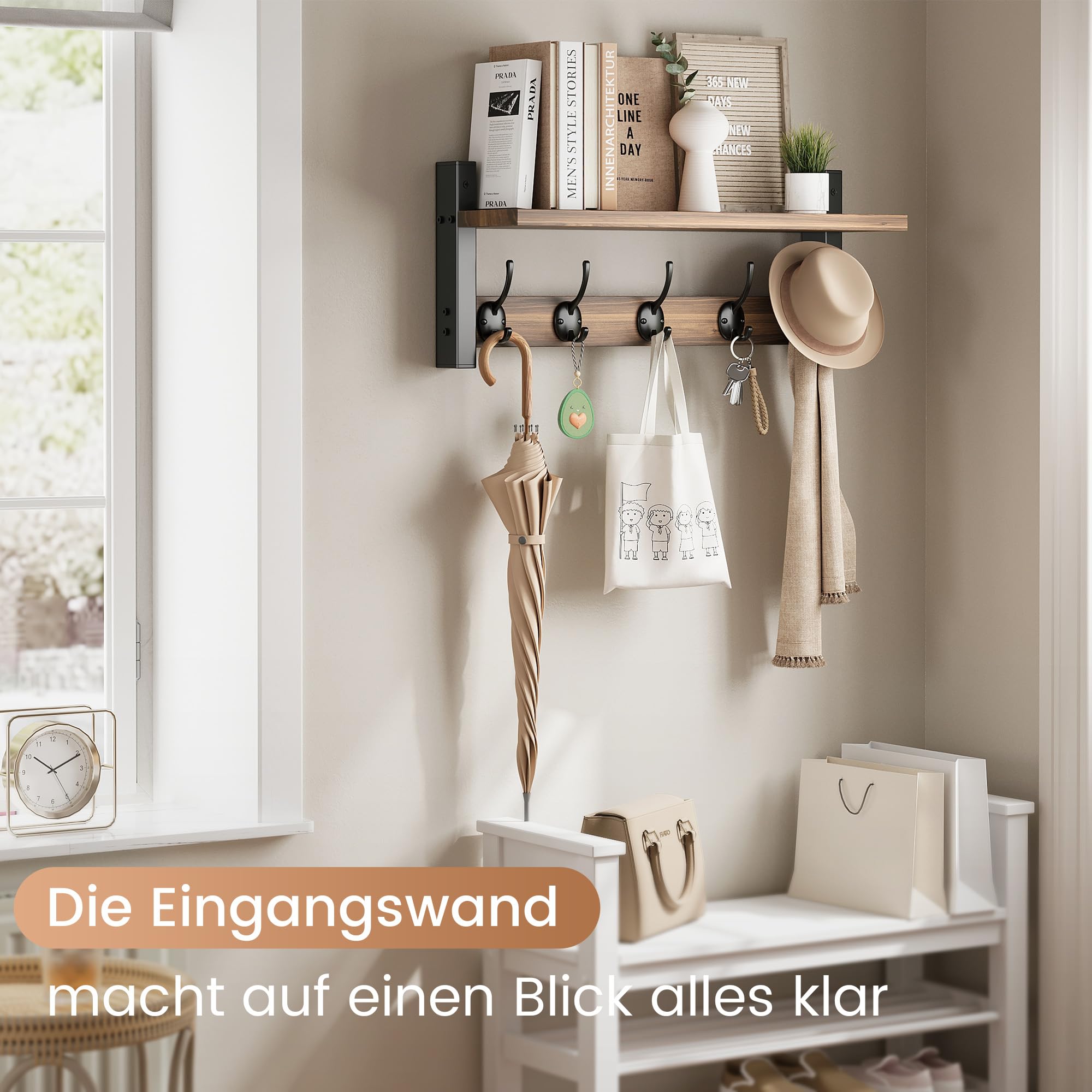 vitviti-wall-coat-rack-wandgarderobe-40cm-5-haken-holz image 5