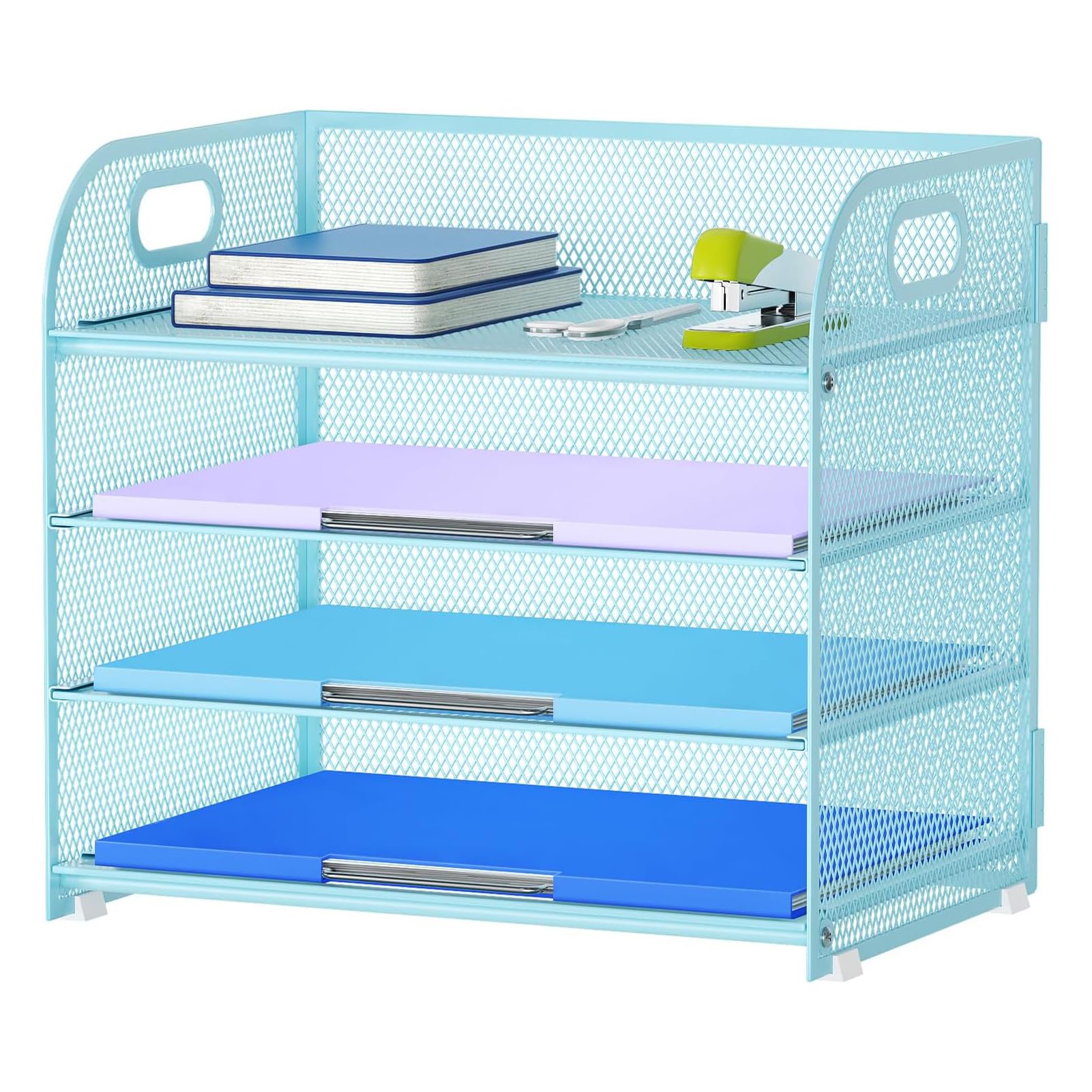 marbrasse-office-supplies-briefablage-wei-4-stufig-mit-griff image 8