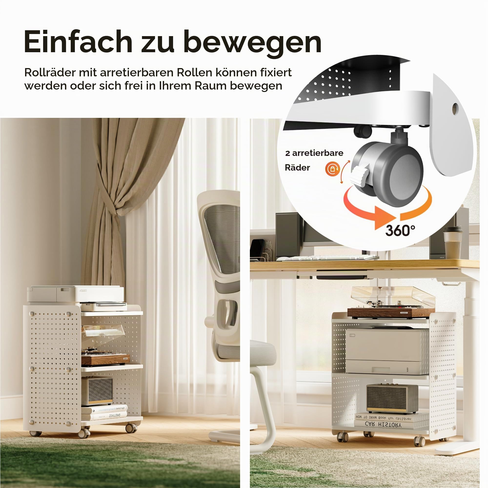 fenge-klimt-druckertisch-mit-rollen-wei-3-ebenen image 7