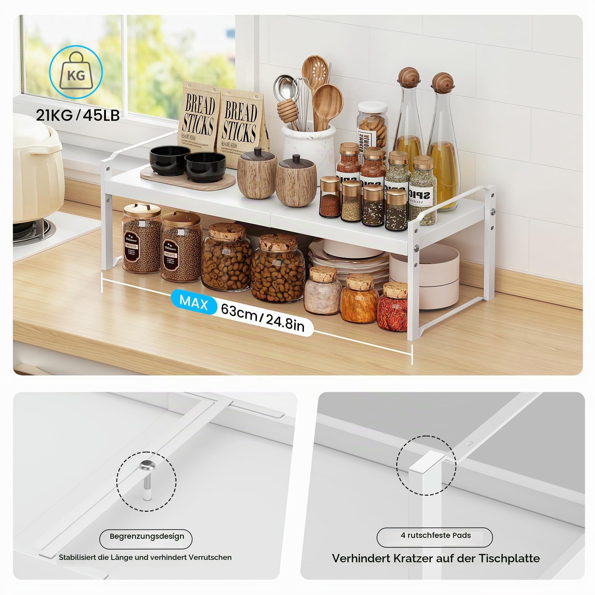 vitviti-gew-rzregal-wei-36-63cm-erweiterbar-f-r-schrank image 3