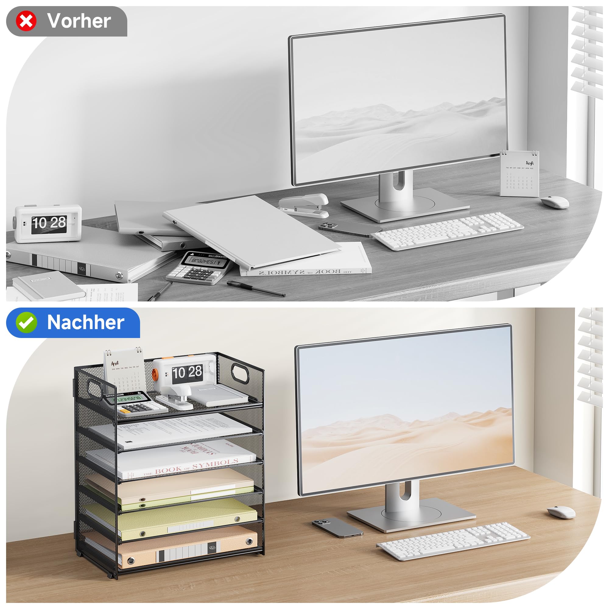 vitviti-desk-organizer-6-ebenen-schwarz-briefablage-a4 image 6