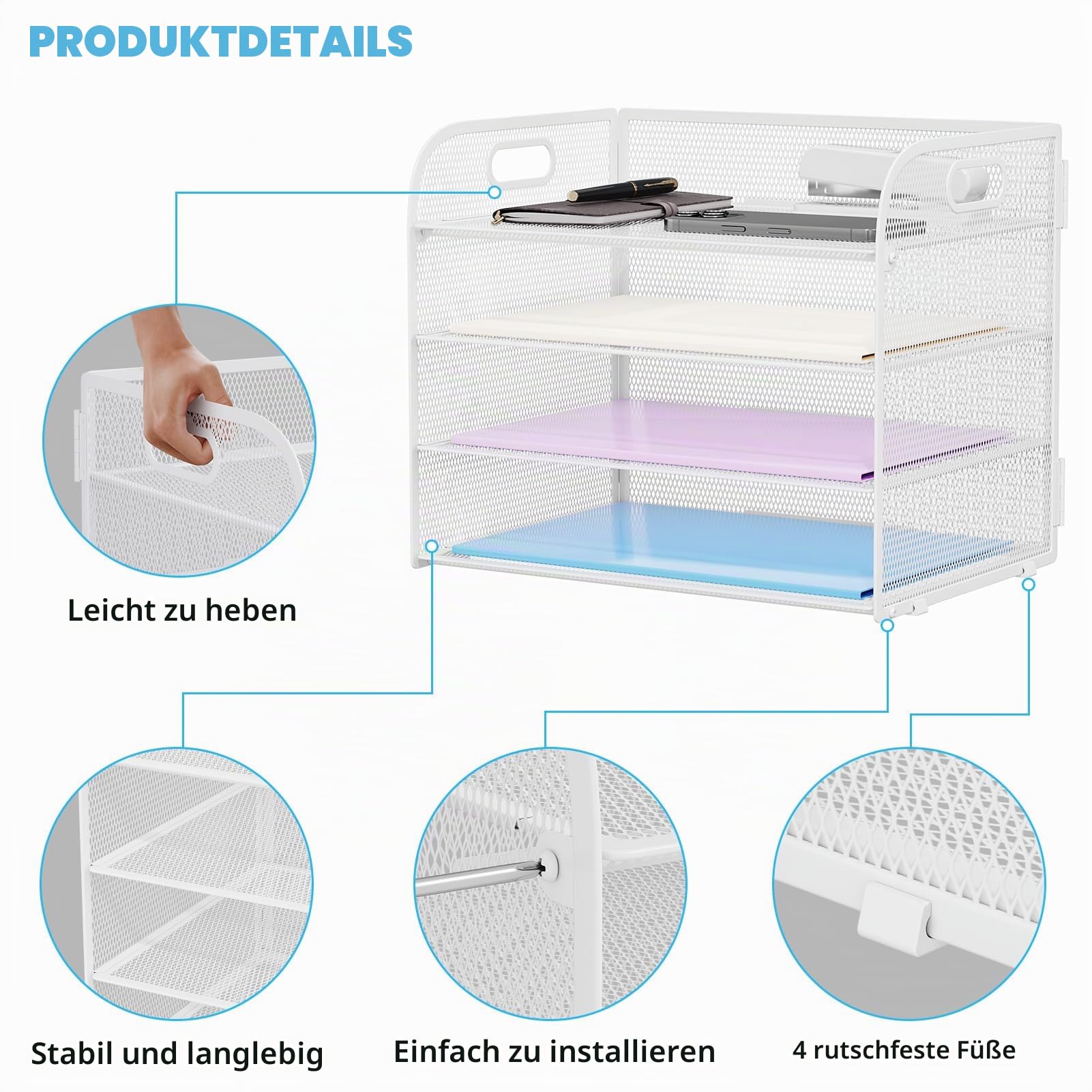 marbrasse-office-supplies-briefablage-wei-4-stufig-mit-griff image 4