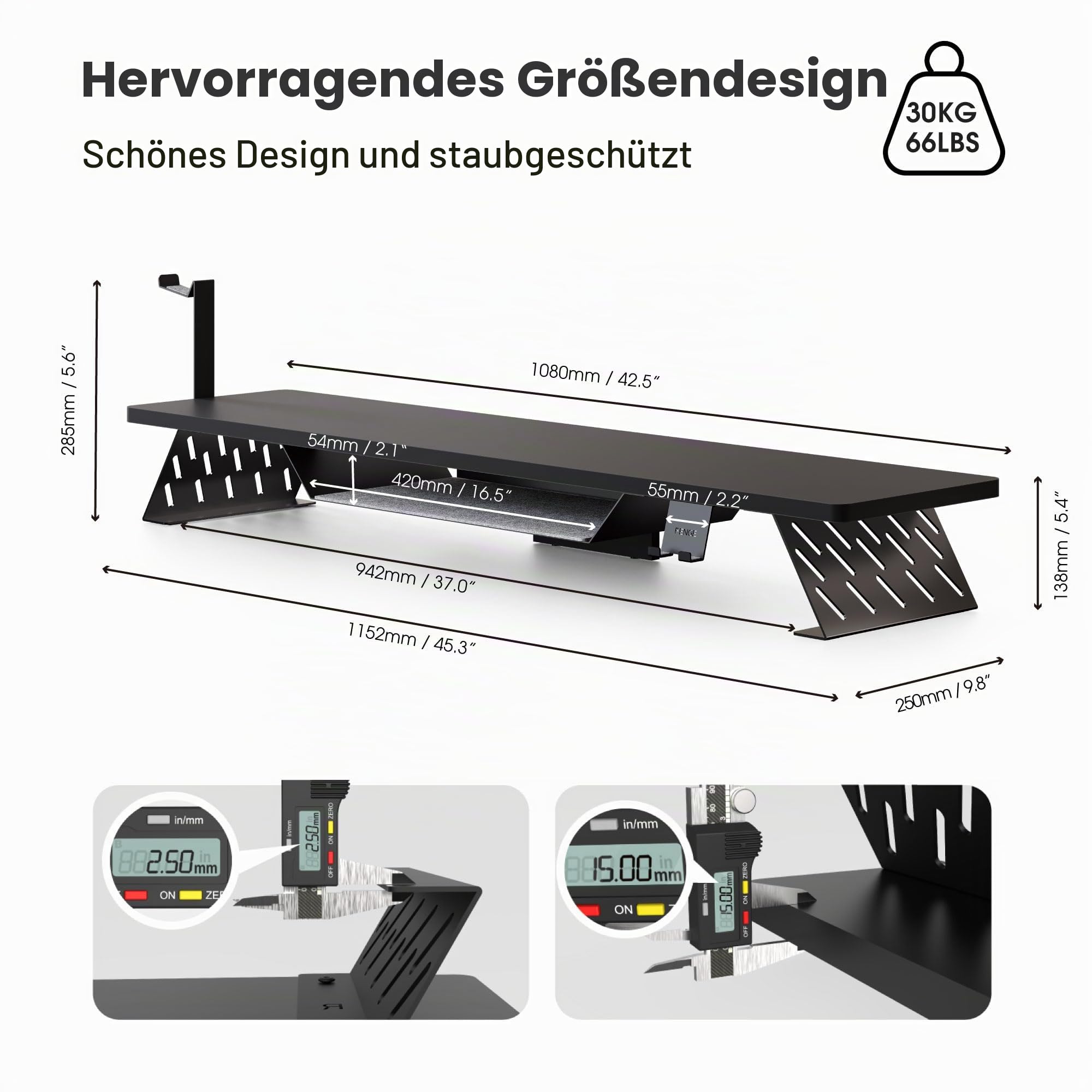 fenge-aurel-series-monitorst-nder-108-cm-schwarz-halter image 5