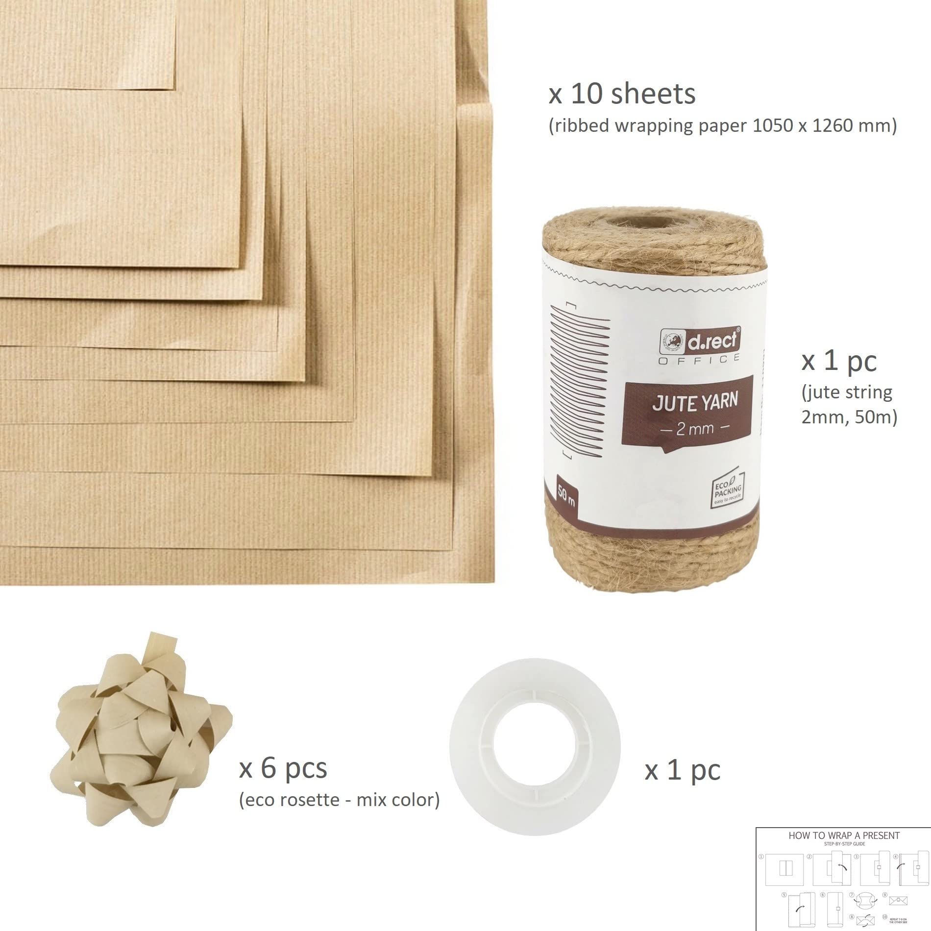 leviatan-geschenkverpackungsset-kraft-10-blatt-mix image 3