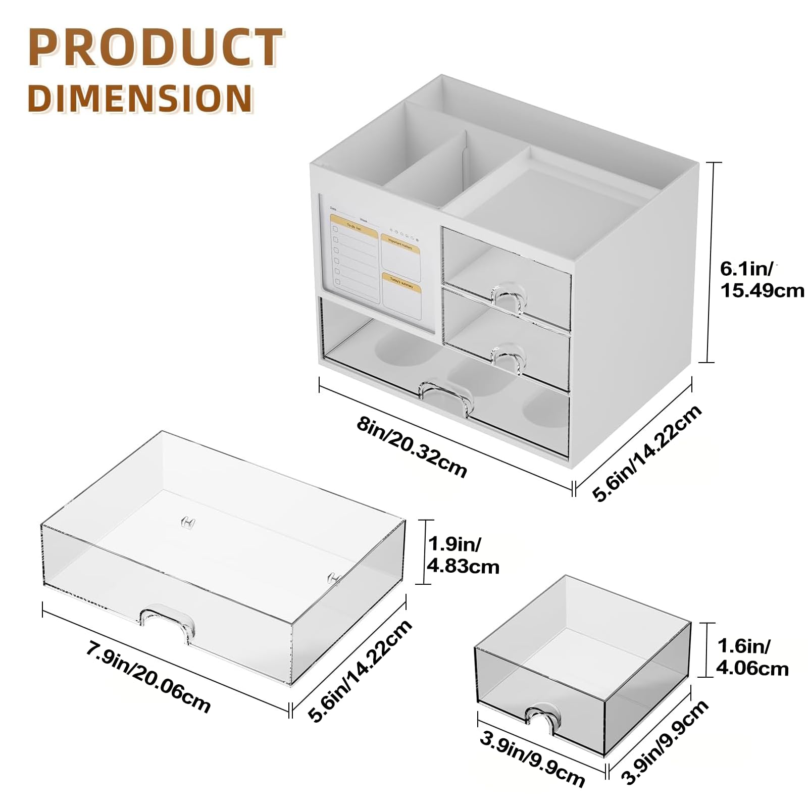 marbrasse-office-supplies-schreibtisch-organizer-wei-3-schubladen-memo image 4