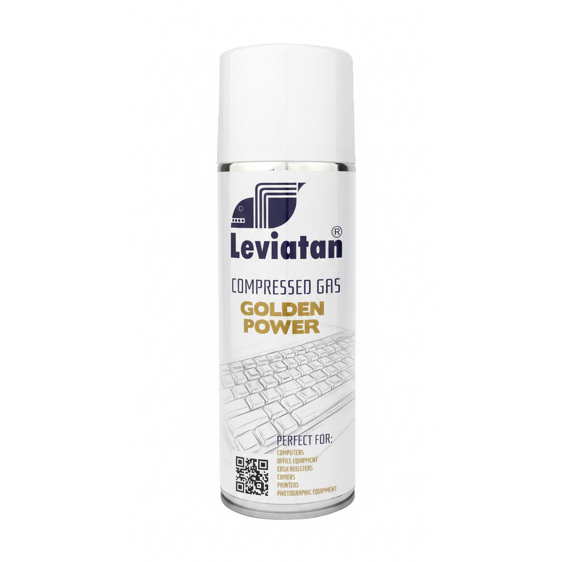 leviatan-golden-power-druckluft-reiniger-400-ml-tastatur-pc image 1