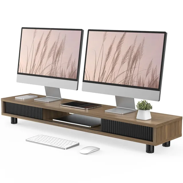 fenge-nova-series-monitorst-nder-braun-mit-glast-ren-108cm image 1