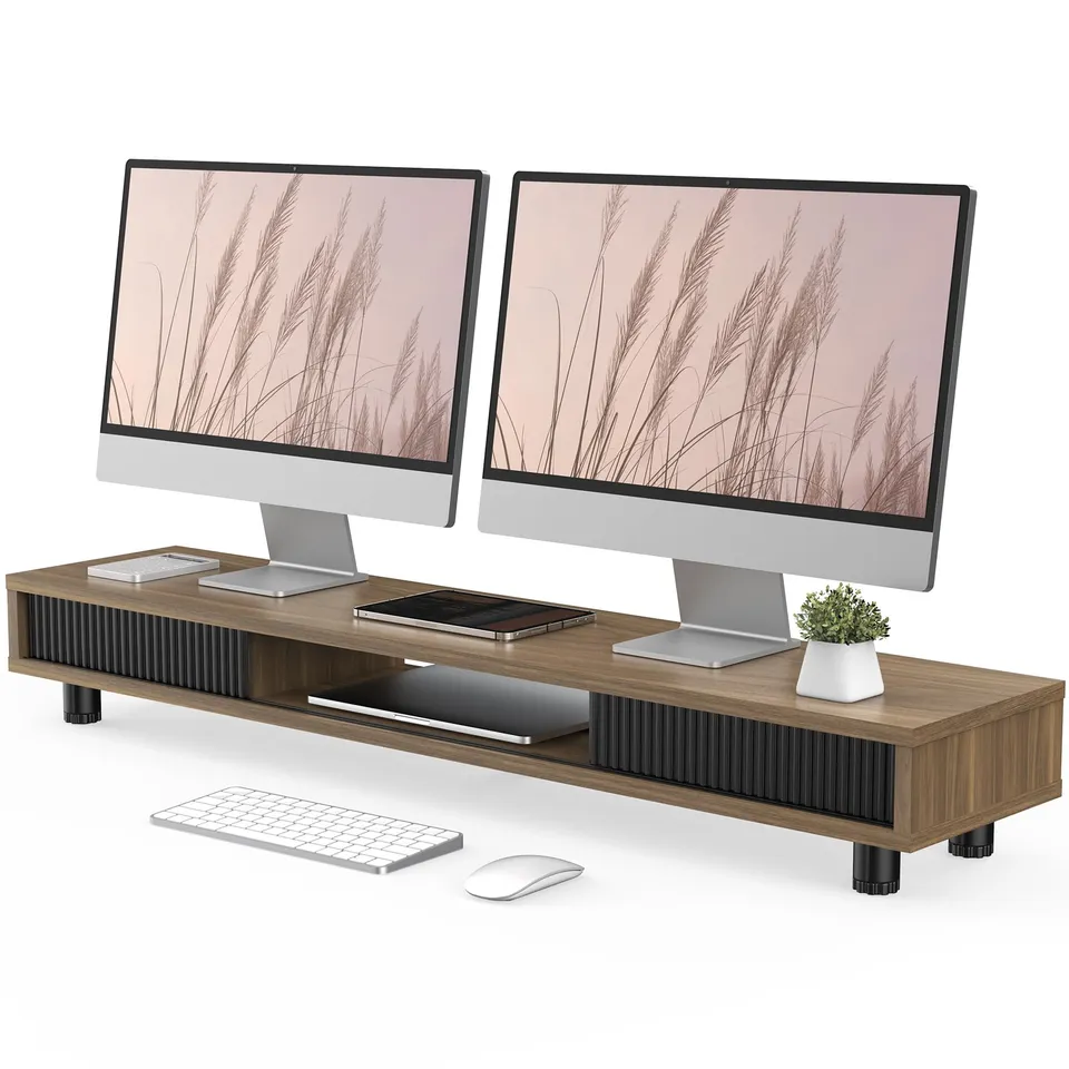 fenge-nova-series-monitorst-nder-braun-mit-glast-ren-108cm image 1